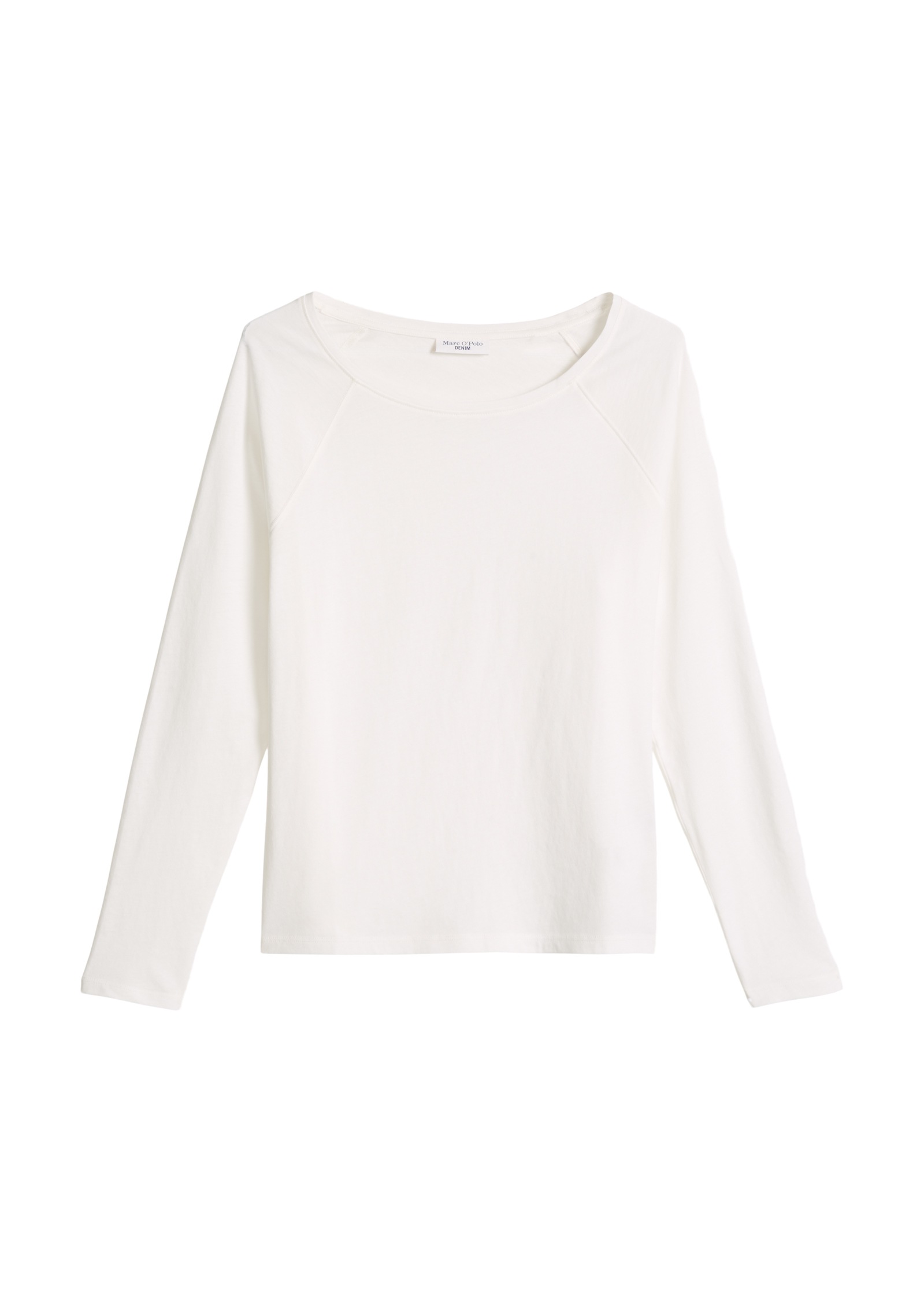 Marc O'Polo DENIM Longsleeve relaxed fit mit Raglan-Ärmeln, U-Boot-Ausschnitt