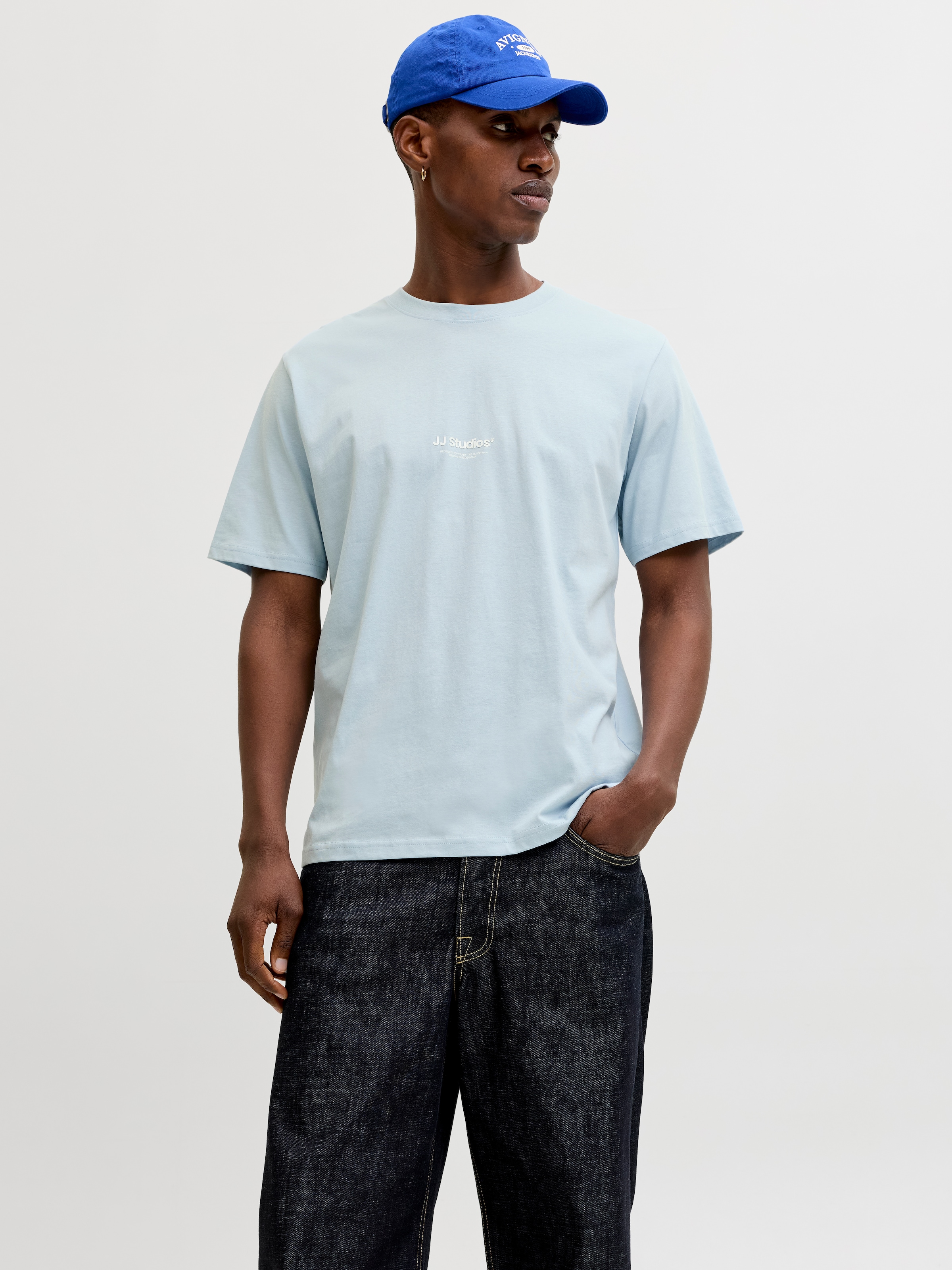 Jack & Jones T-Shirt »JJESOHO TEE SS CREW NECK NOOS« Baumwolle, relaxed fit
