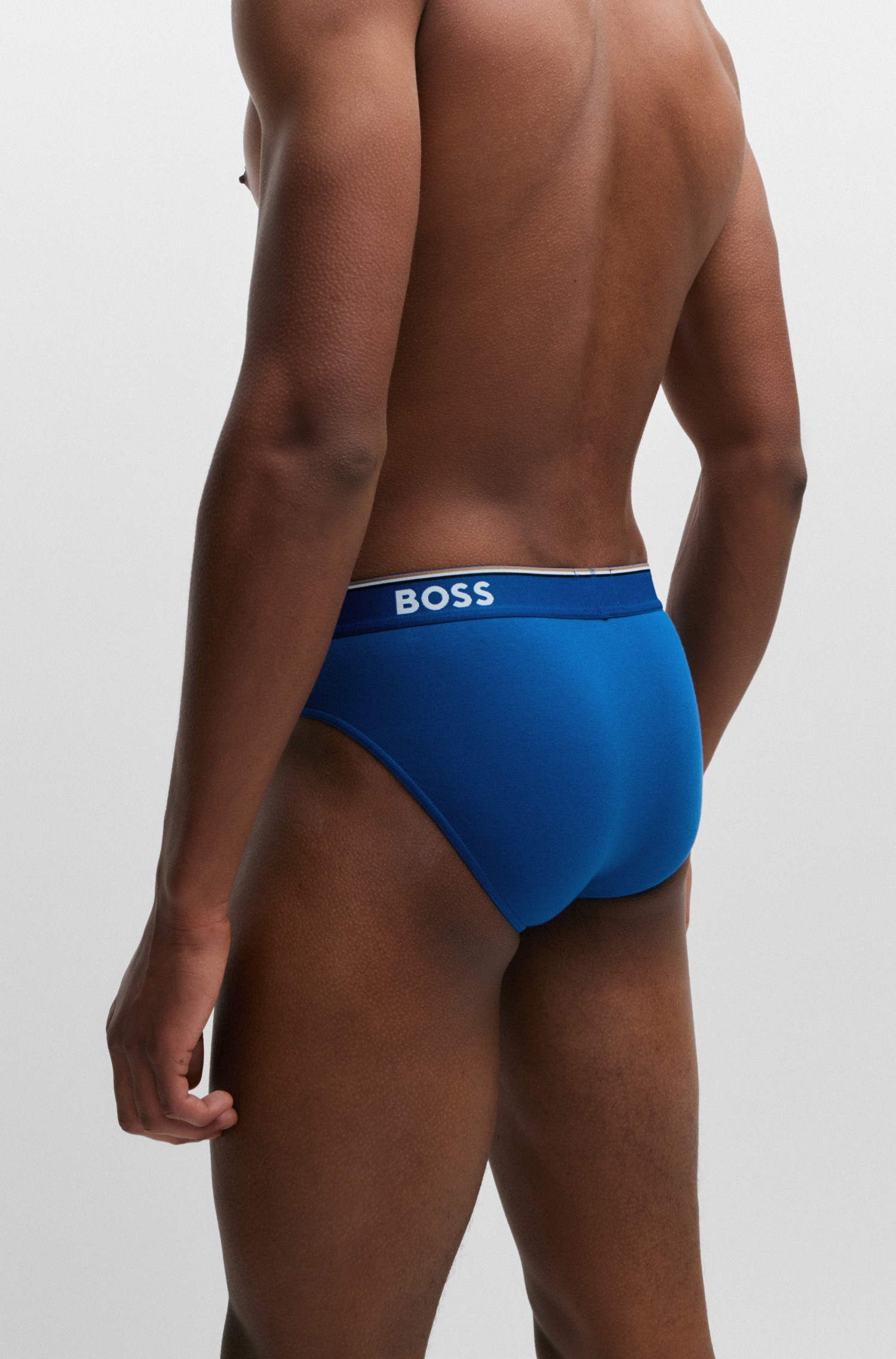BOSS Slip »Brief 3P Power«, 3 Stk. Elastikbund mit Logo