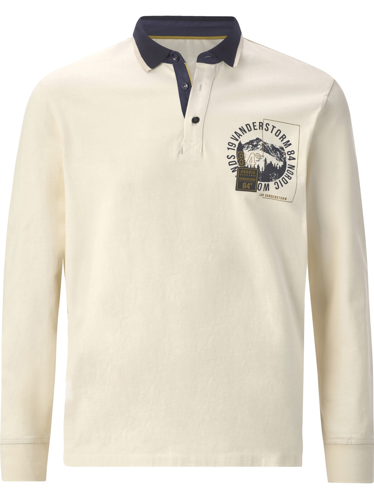 Jan Vanderstorm Langarm-Poloshirt »Langarm-Poloshirt OLSLAND«