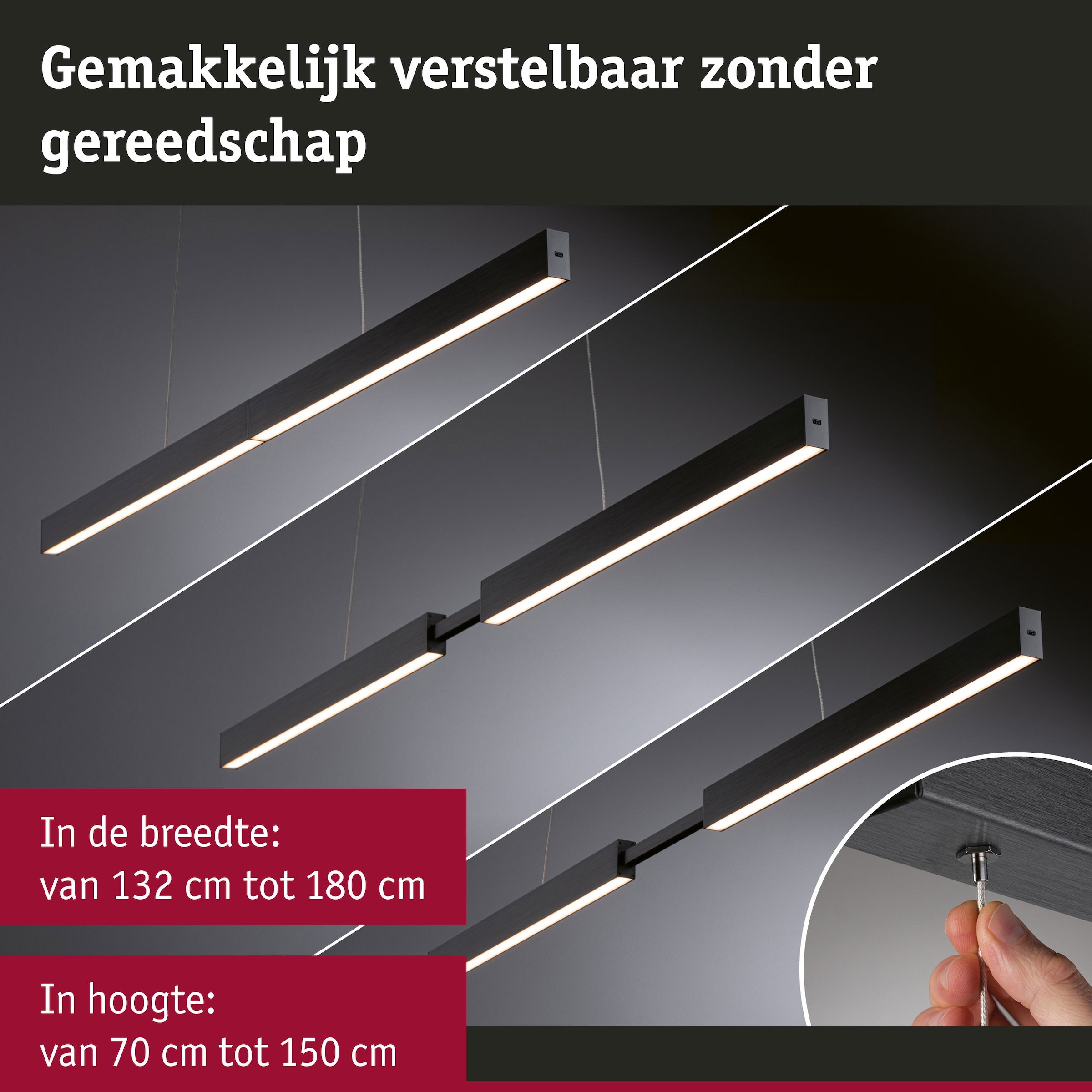 Paulmann LED Pendelleuchte »LED Pendelleuchte Aptare dimmbar« 1 Stk. Warmweiß Memoryfunktion