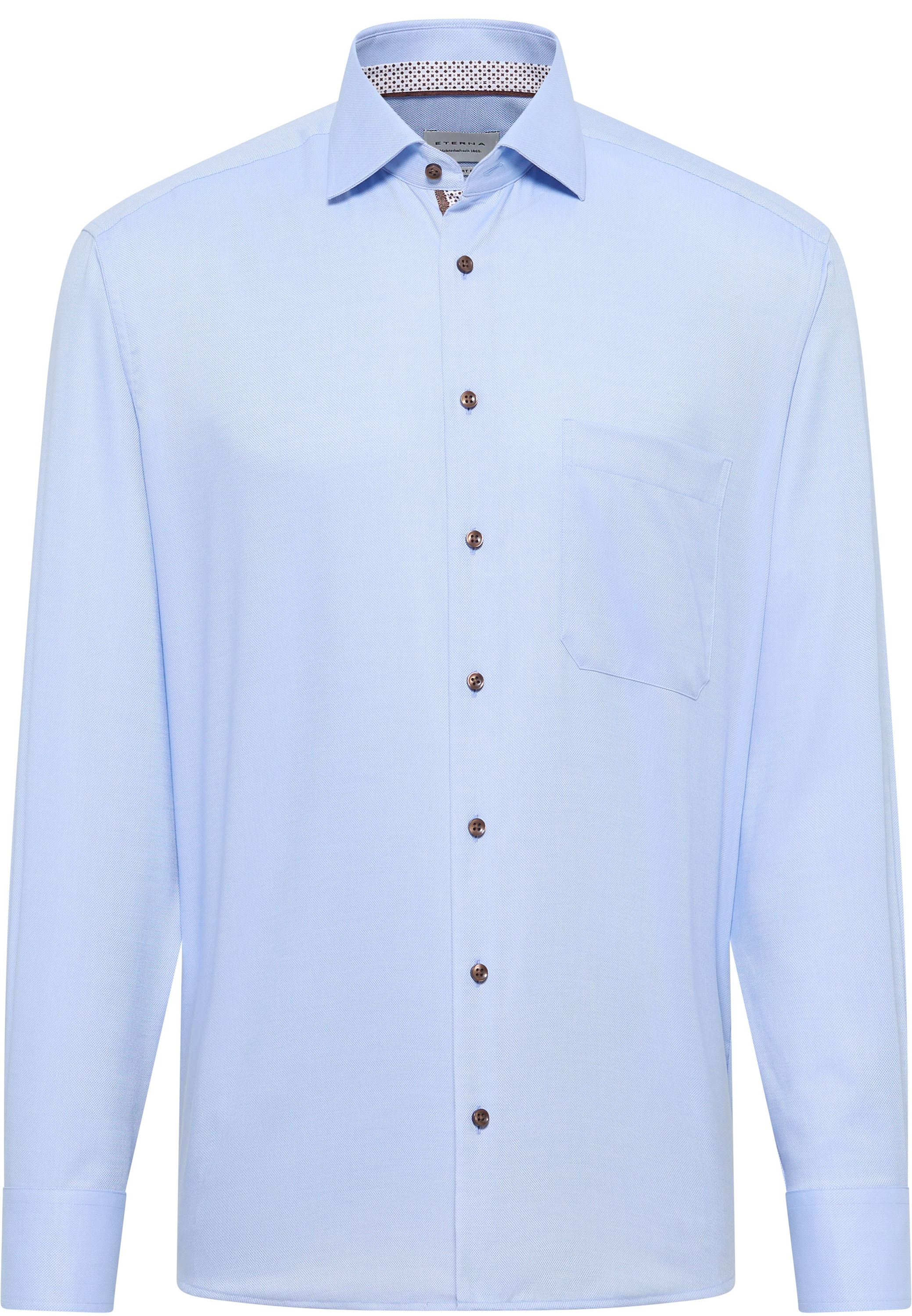 Eterna Langarmhemd »COMFORT FIT« NON IRON (bügelfrei)