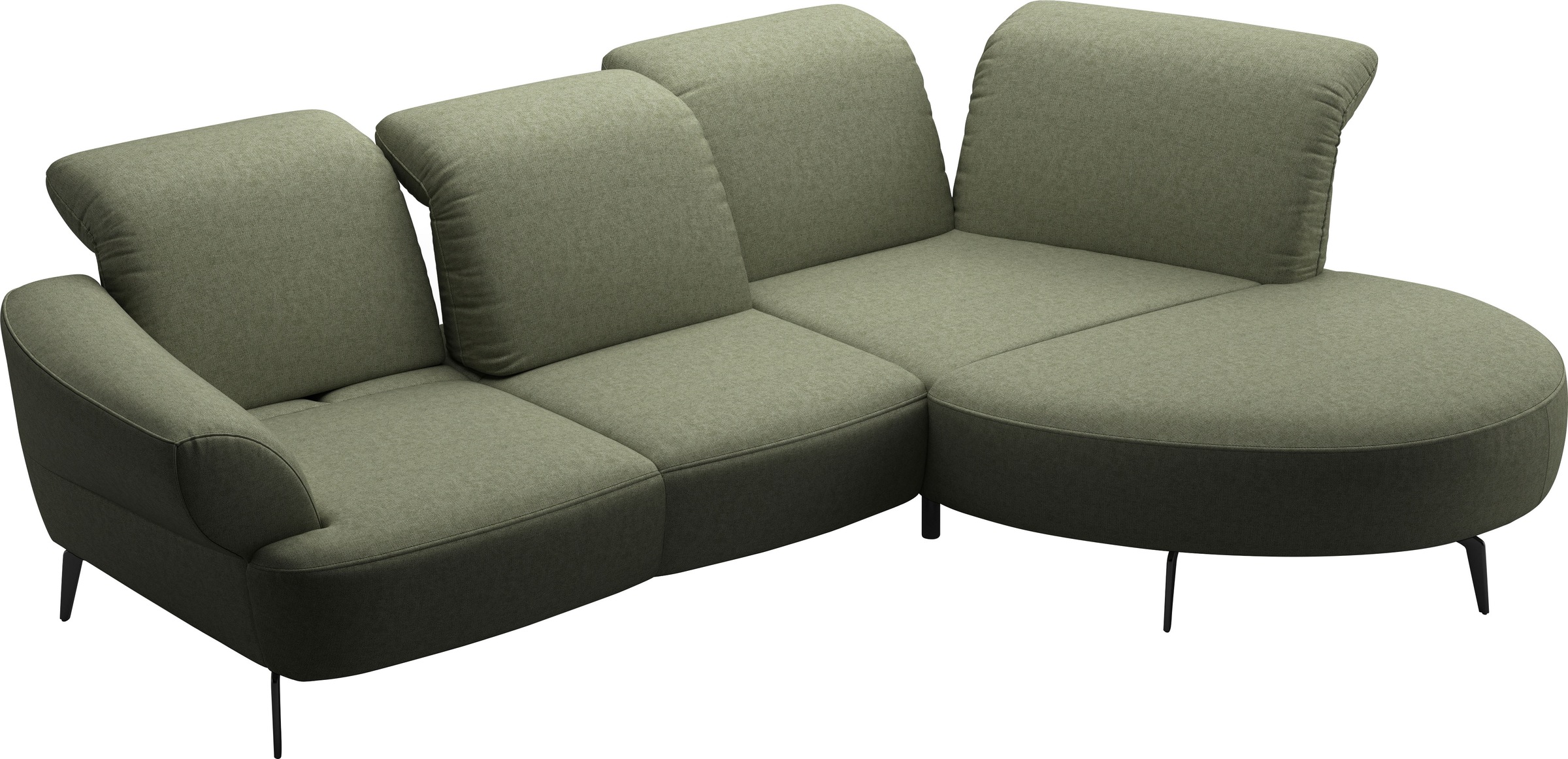 sit&more Ecksofa »Dance«, inkl.System Click&Seat und Sitztiefenverstellung