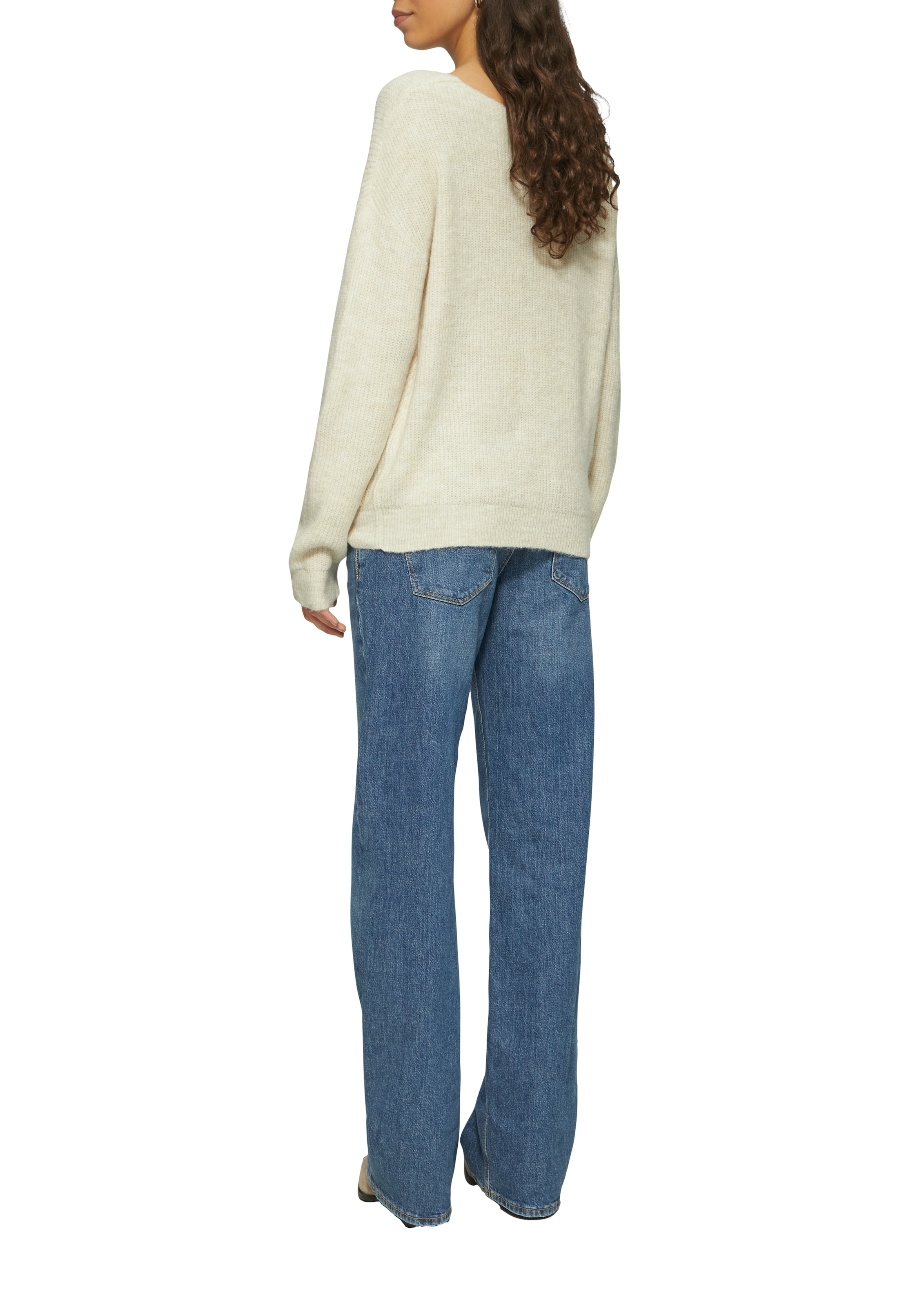 QS Strickpullover, in Melange Optik