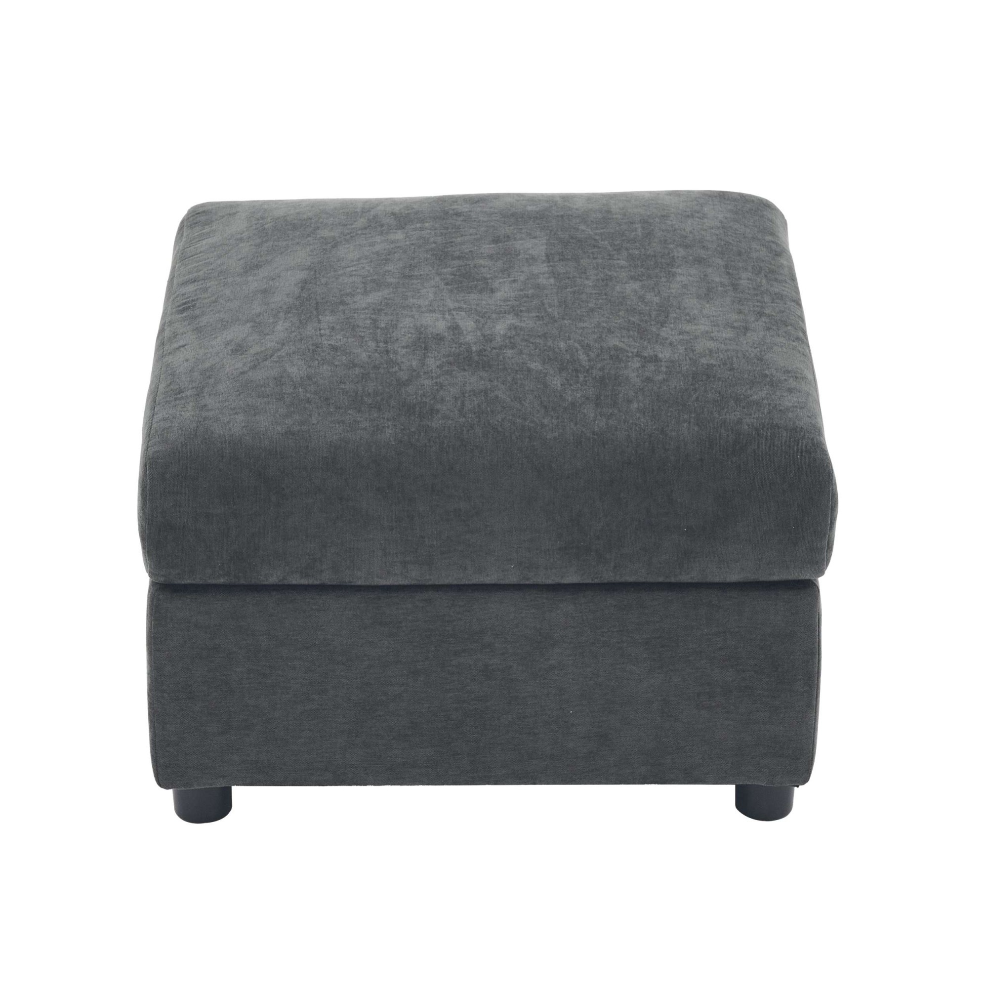 Dorel Home Polsterhocker »STILHUS Sitzhocker passend zur Serie, Breite 65 cm, Chenille-Bezug« als Modul oder separat verwendbar - individuell kombinierbar