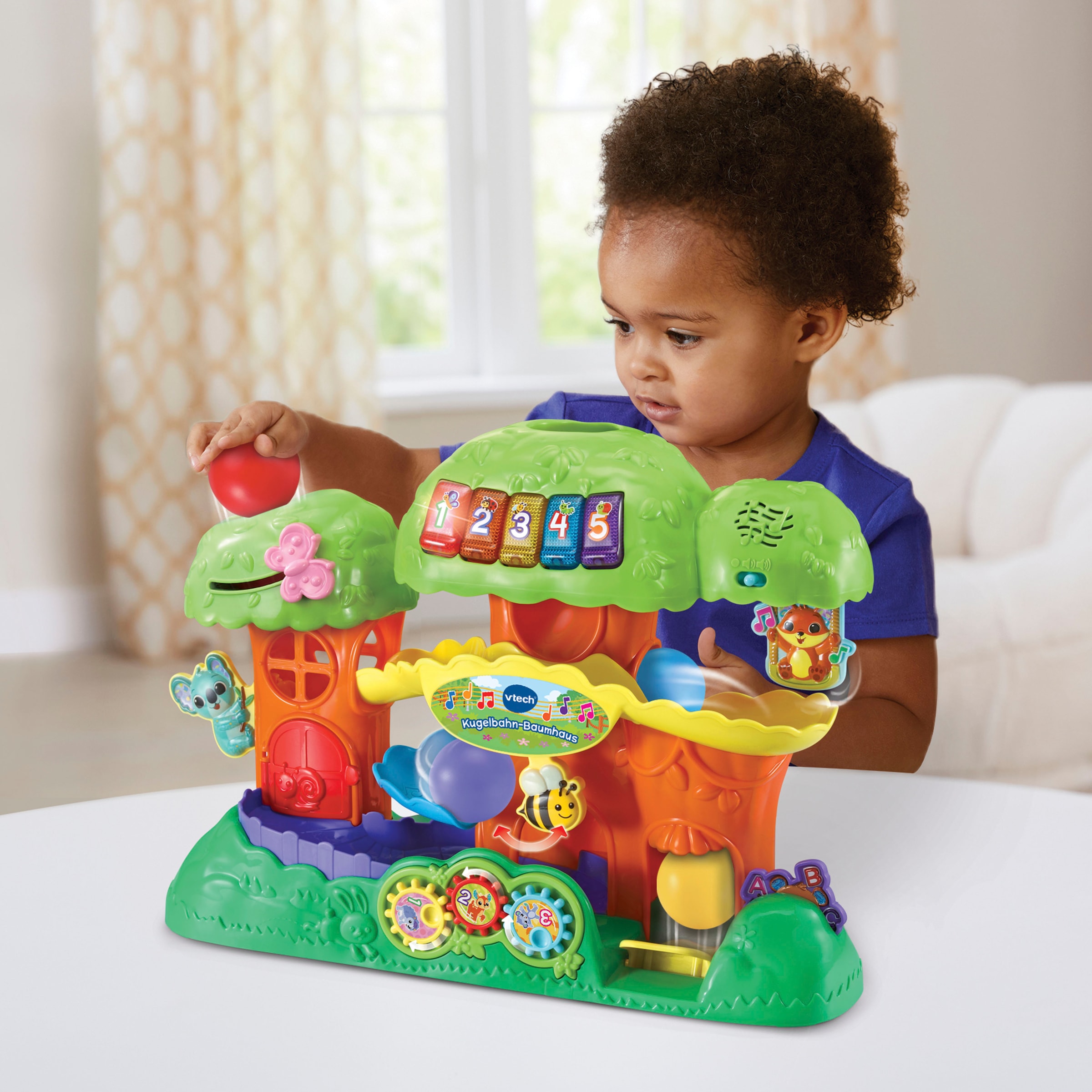 Vtech® Kugelbahn »Vtech Baby, Kugelbahn-Baumhaus«, mit Sound