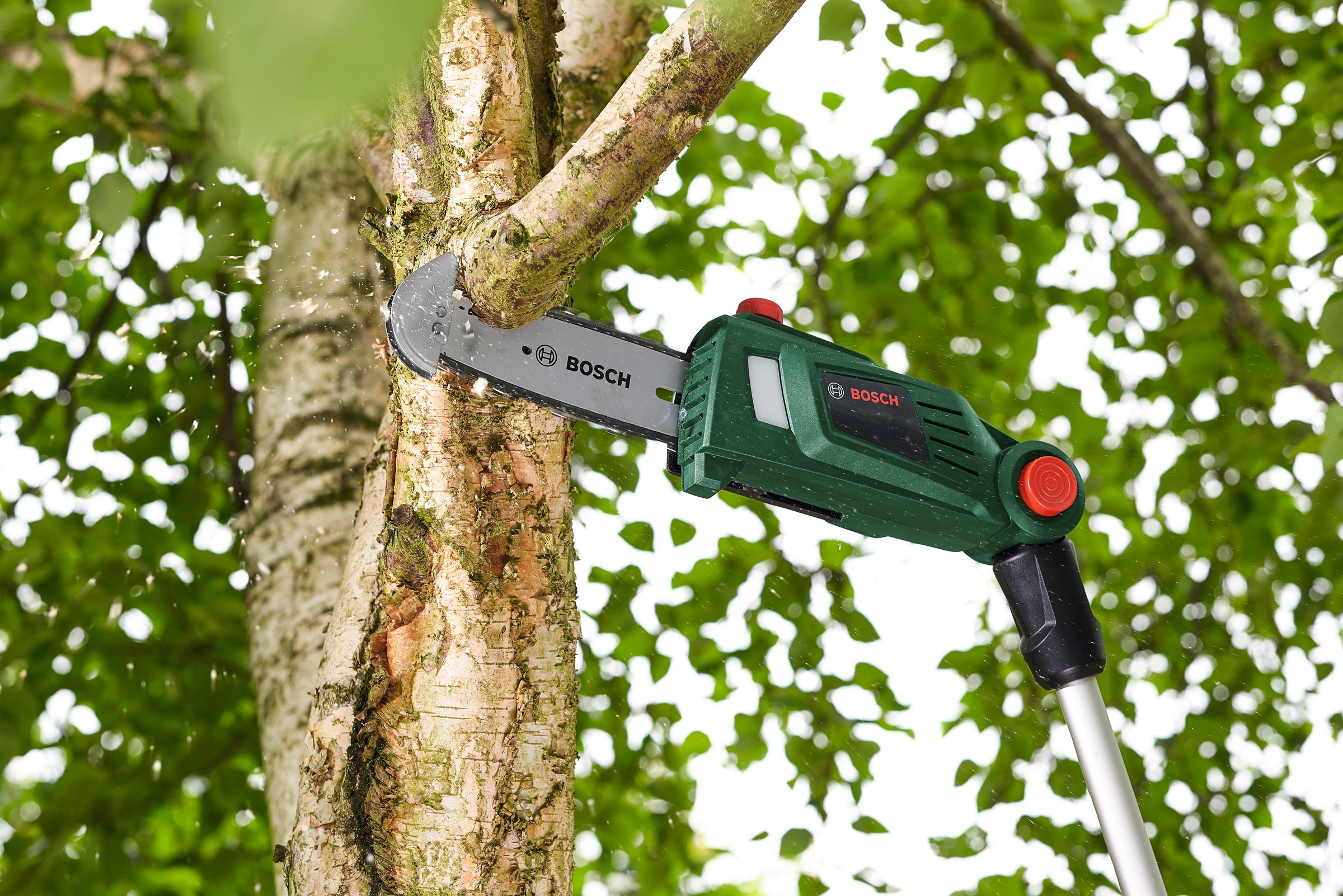 Bosch Home & Garden Akku-Hochentaster »UniversalChainPole 18«, ohne Akku und Ladegerät