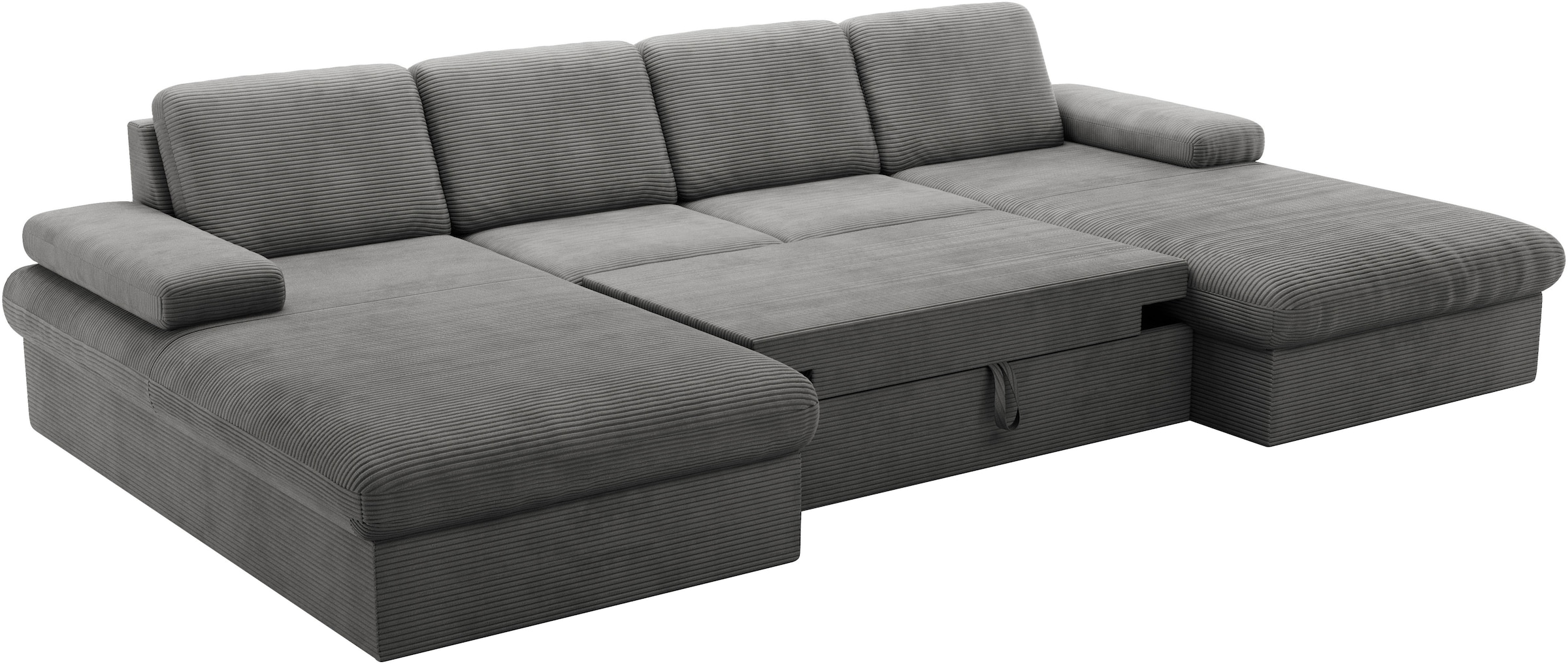 sit&more Wohnlandschaft »Moreno«, mit Armteilverstellung,wahlweise mit Bettfunktion