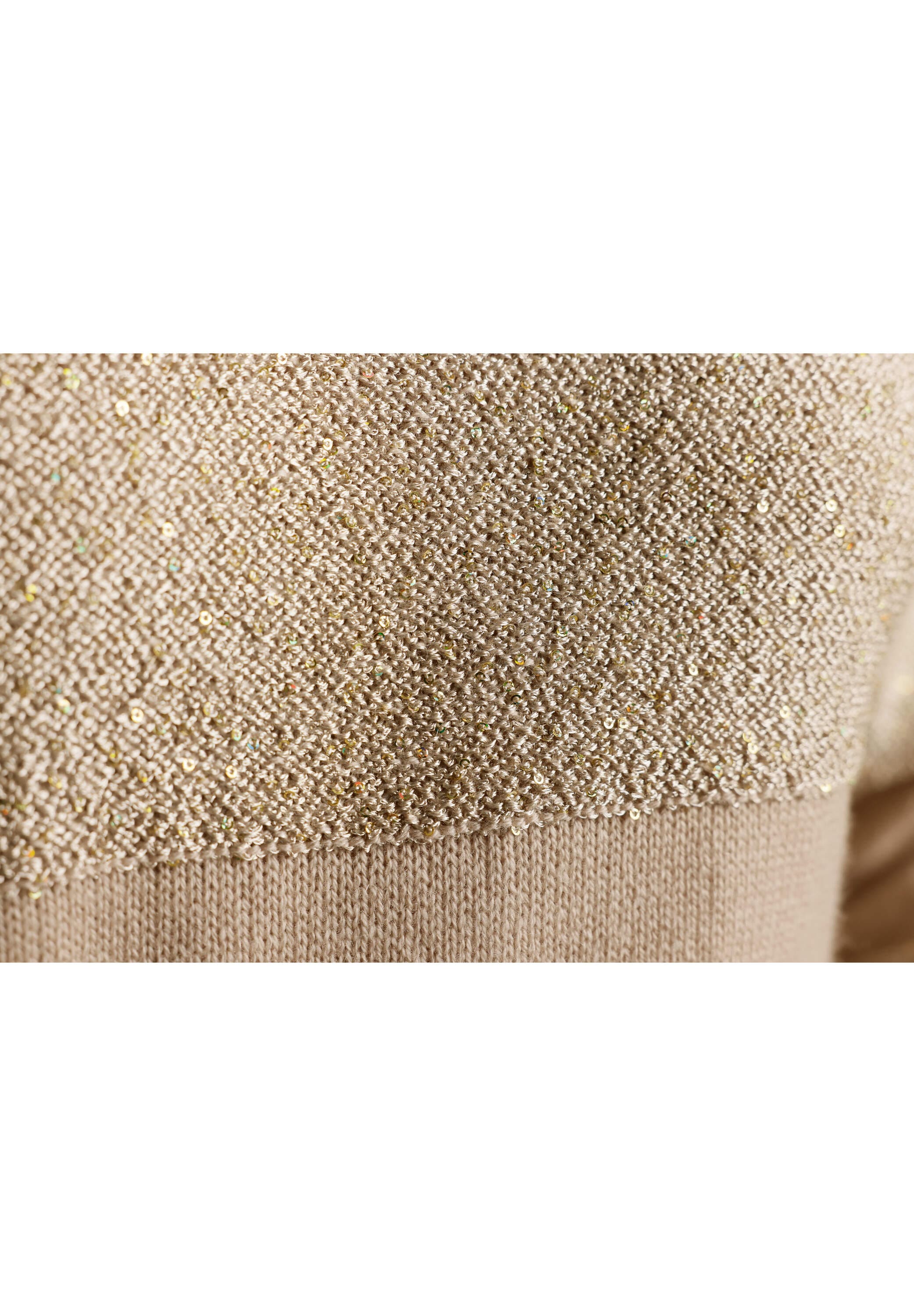 creation L Strickpullover »Merino-Kaschmir-Pullover Wollpullover mit Paillettengarn«
