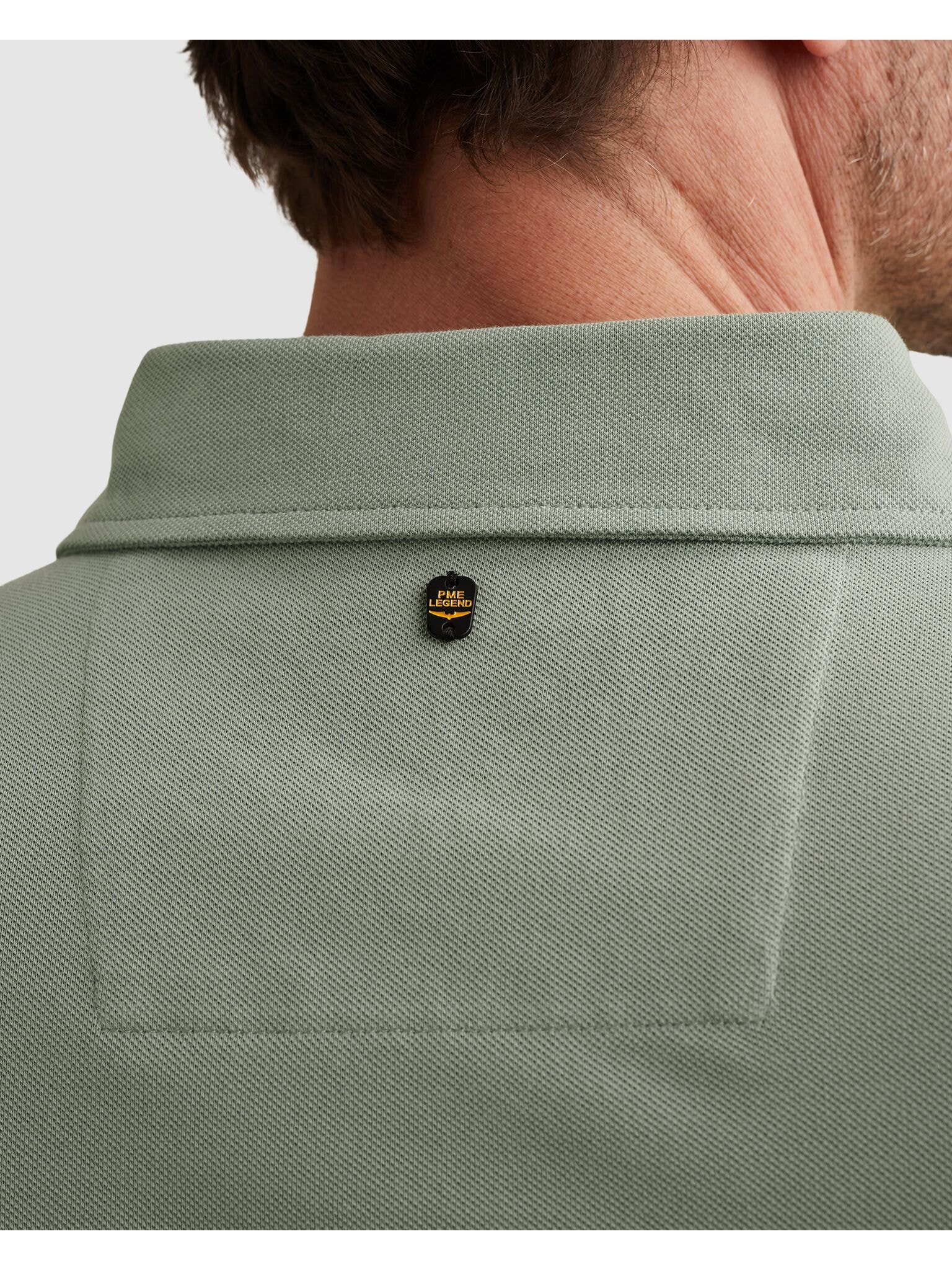 PME LEGEND Poloshirt »Short sleeve polo fine pique badge« aus feinster Piqué-Qualität, Baumwolle