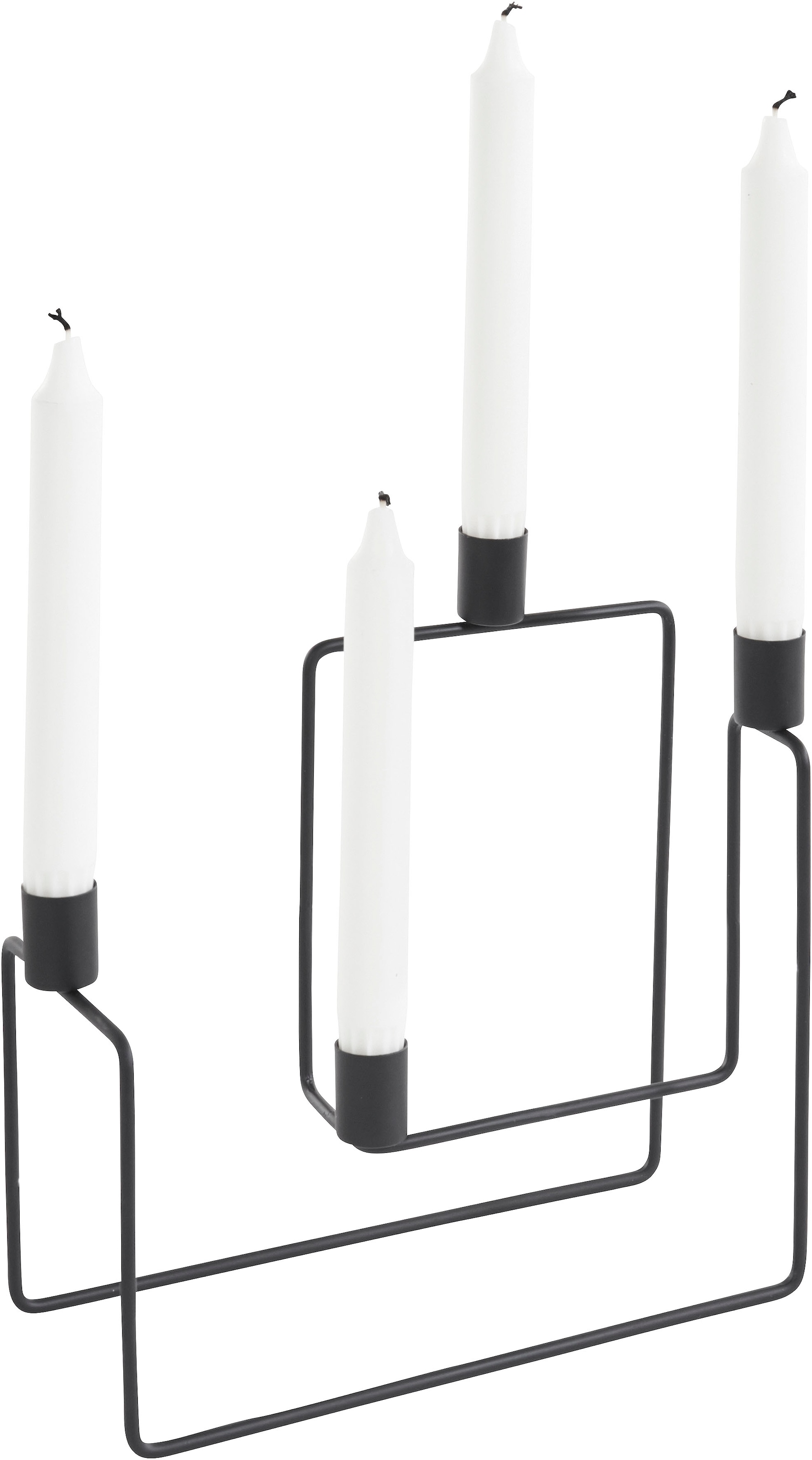 andas Kerzenhalter »Draht, Adventsleuchter«, (1 St.), für Stabkerzen, 4- flammig, aus Metall, Höhe ca. 24 cm kaufen bei OTTO