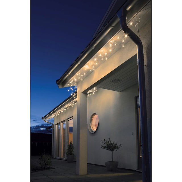 KONSTSMIDE LED-Lichterkette »Weihnachtsdeko aussen«, bogenform, 200  bernsteinfarbene Dioden bei OTTO