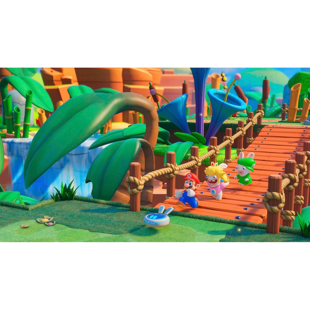 Nintendo Switch Spielekonsole »Lite«, inkl. Mario + Rabbids Kingdom Battle Gold Edit.