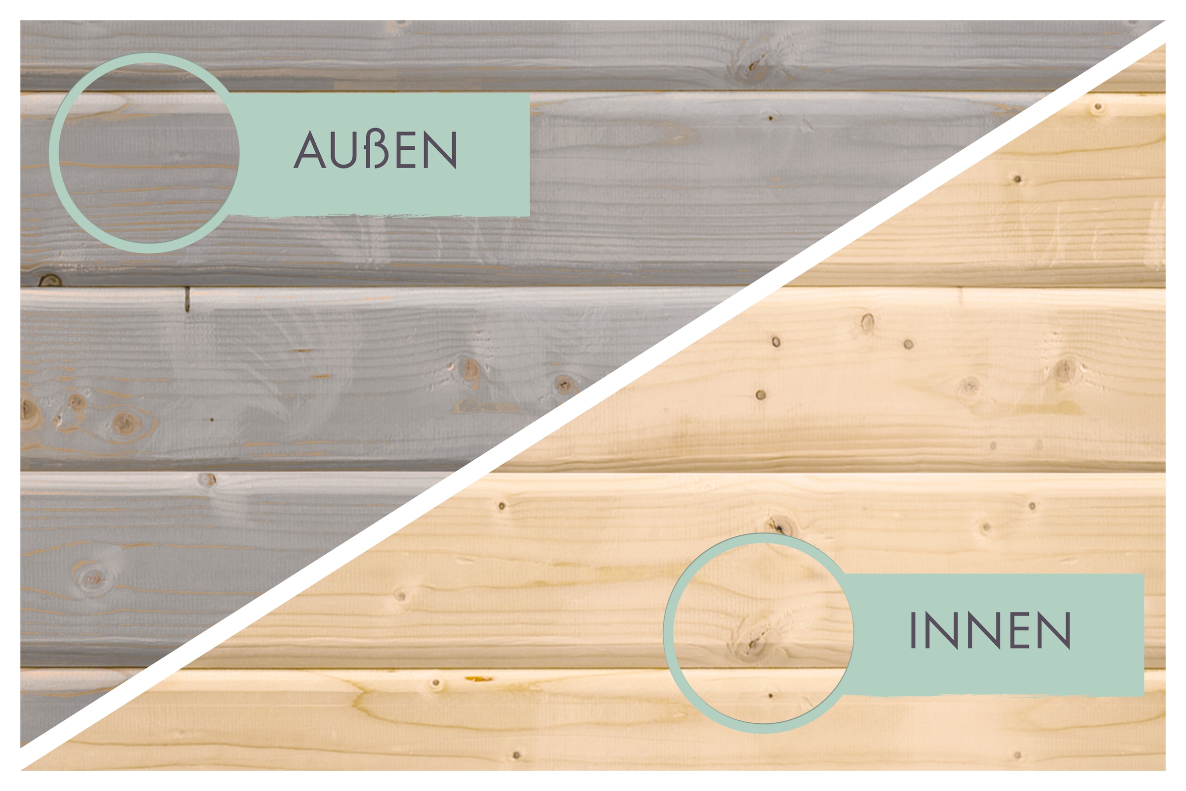 Karibu Gartenhaus »»Merseburg 2« vorvergraut mit Anbaudach« aus Fichtenholz, farbig lasiert