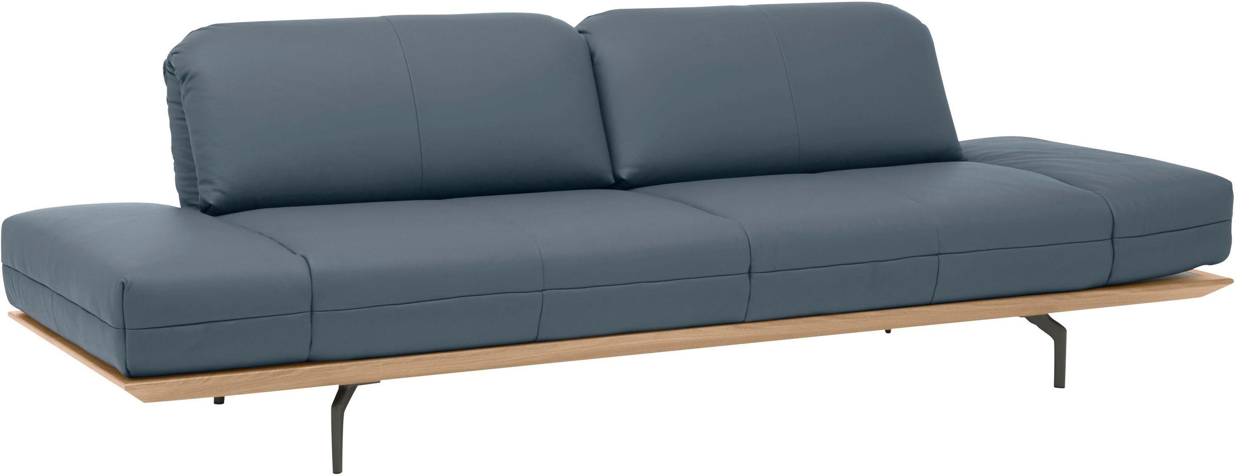 Creation BY ROLF BENZ 3-Sitzer »CR.420, Designsofa, Loungesofa«, in 2 Qualitäten, Holzrahmen in Eiche Natur oder Nußbaum, Breite 232 cm