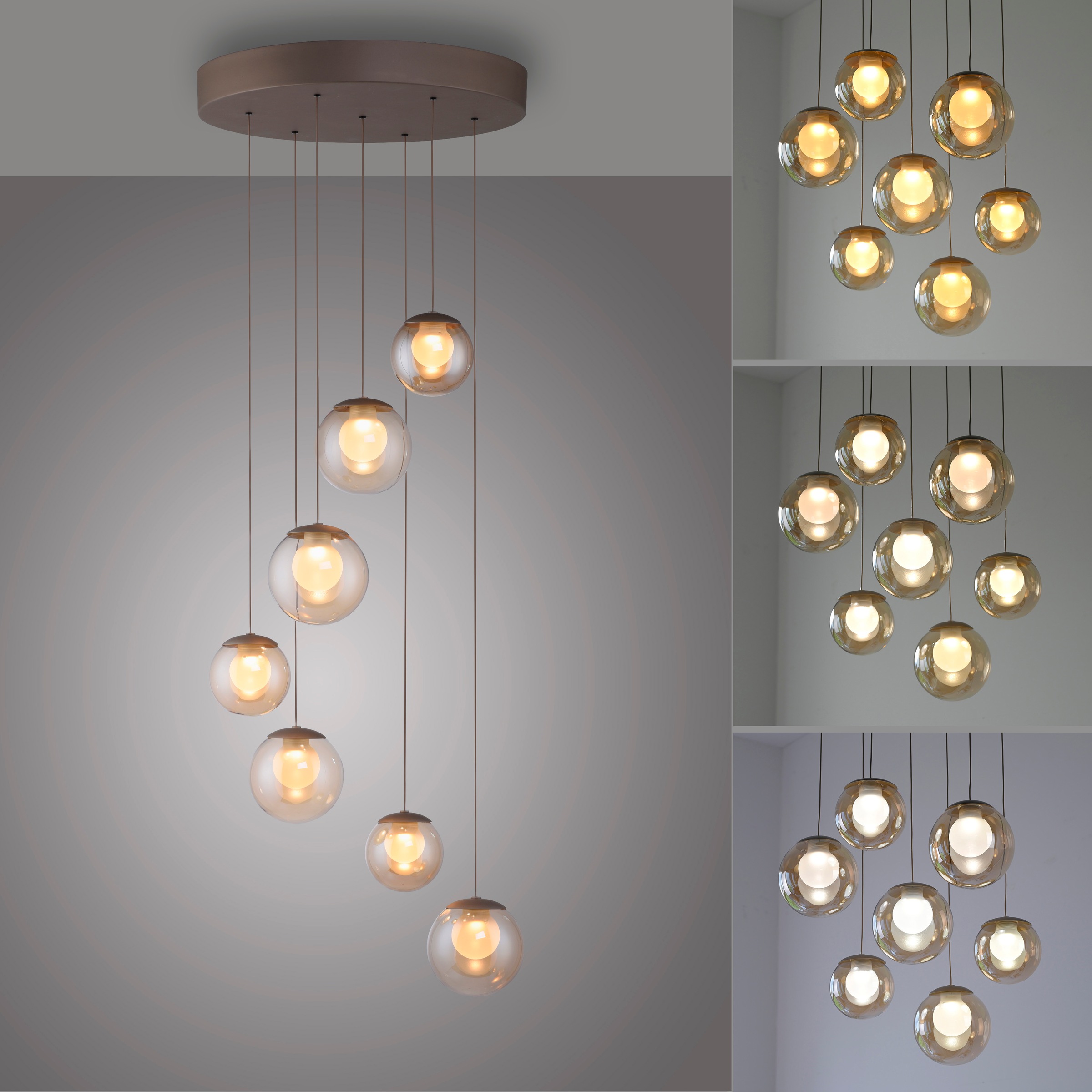 Neuhaus PURE LED Pendelleuchte »PURE Popup« LED-Board 1 Stk. warmweiß - kaltweiß Comfort Lift, CCT, dimmbar über Fernbedienung