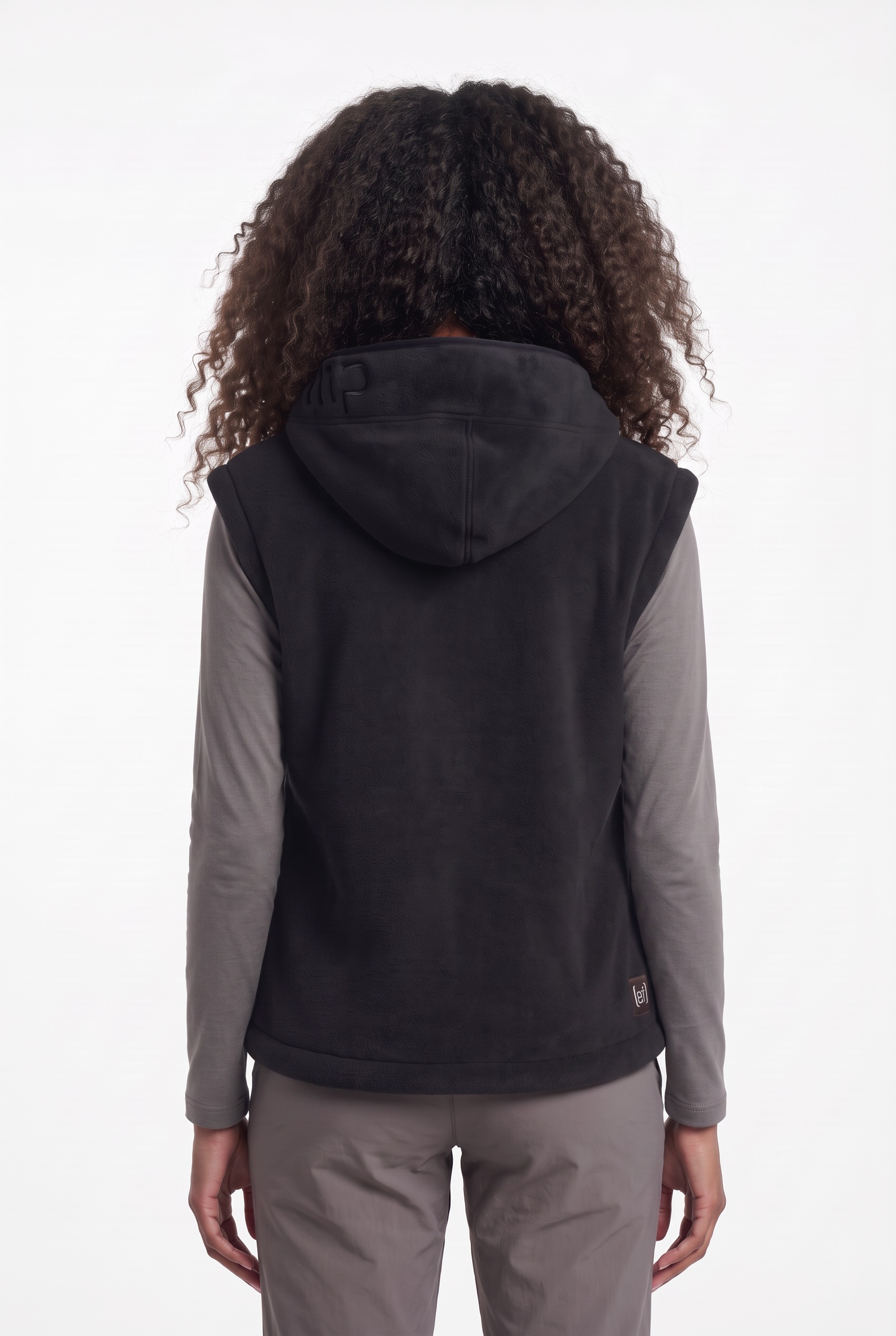 CMP Fleeceweste »WOMAN VEST FIX HOOD« Arctic Fleece Bonded, Weiches Teddyfleece innen, Reißverschlusstaschen