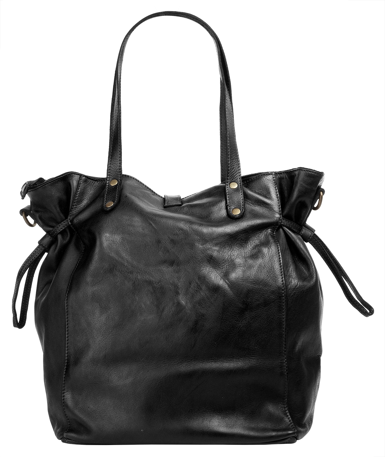 forty° Shopper echt Leder, Made in Italy