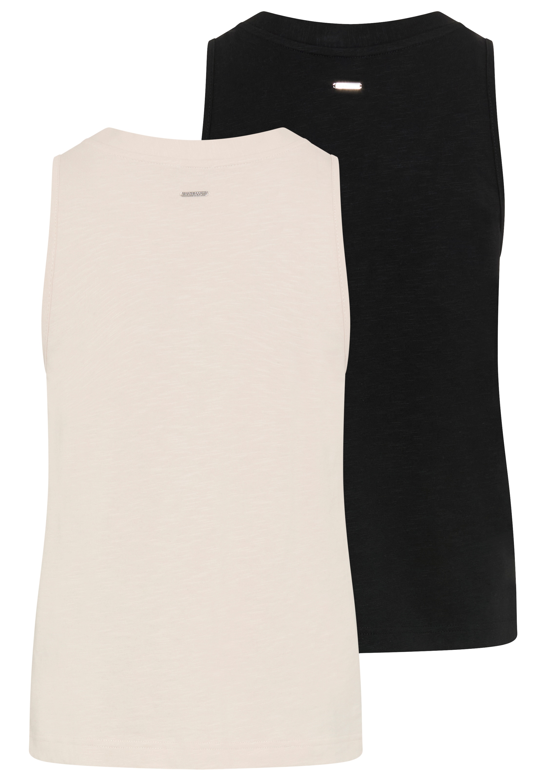 Laura Scott Tanktop 2er-Pack,  mit modischer Knopfleiste