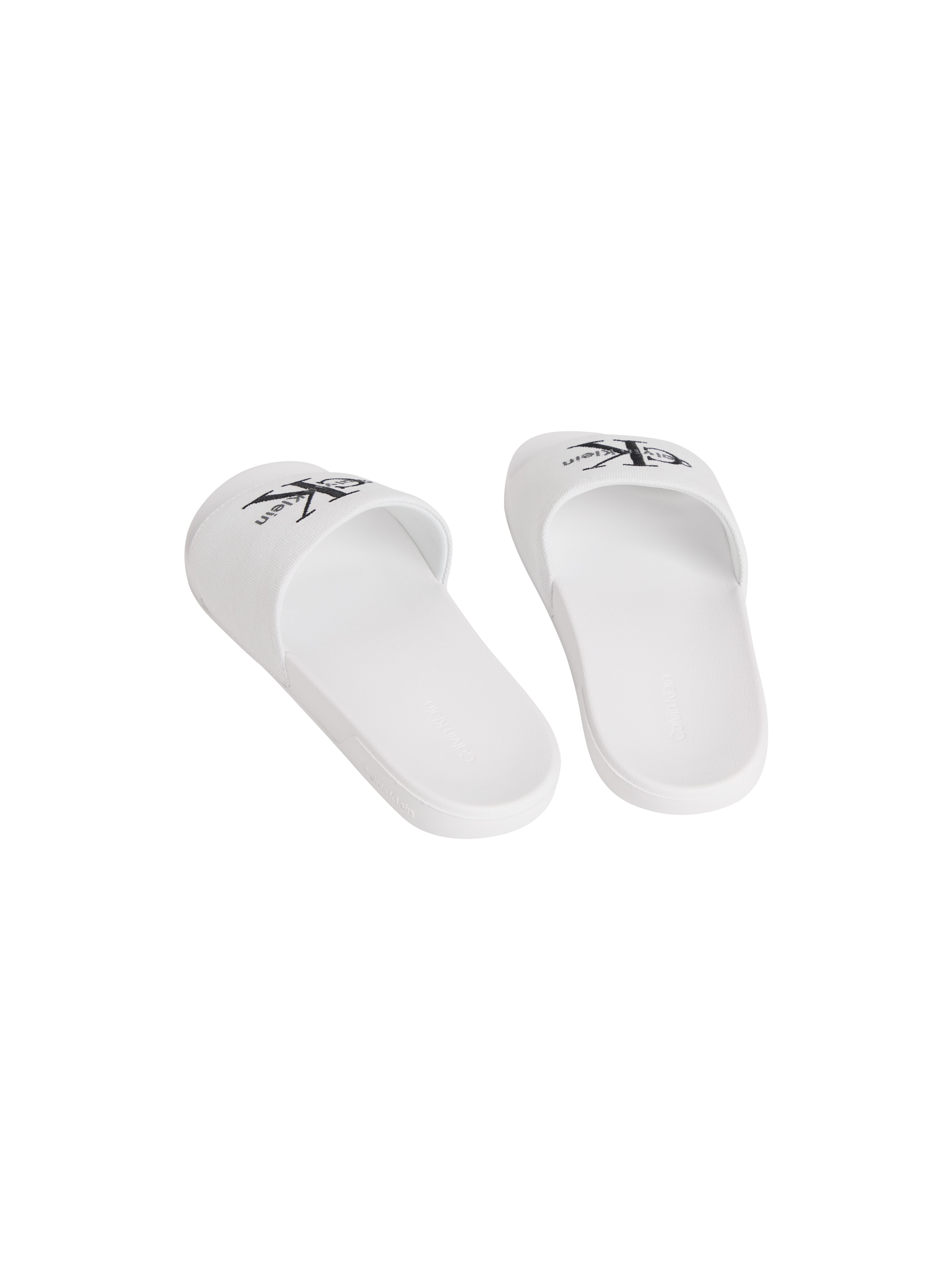 Calvin Klein Pantolette »ESS SLIDE CV WN«  Sommerschuh, Poolslides, Pantolette, Strandschuh mit Logoschriftzug