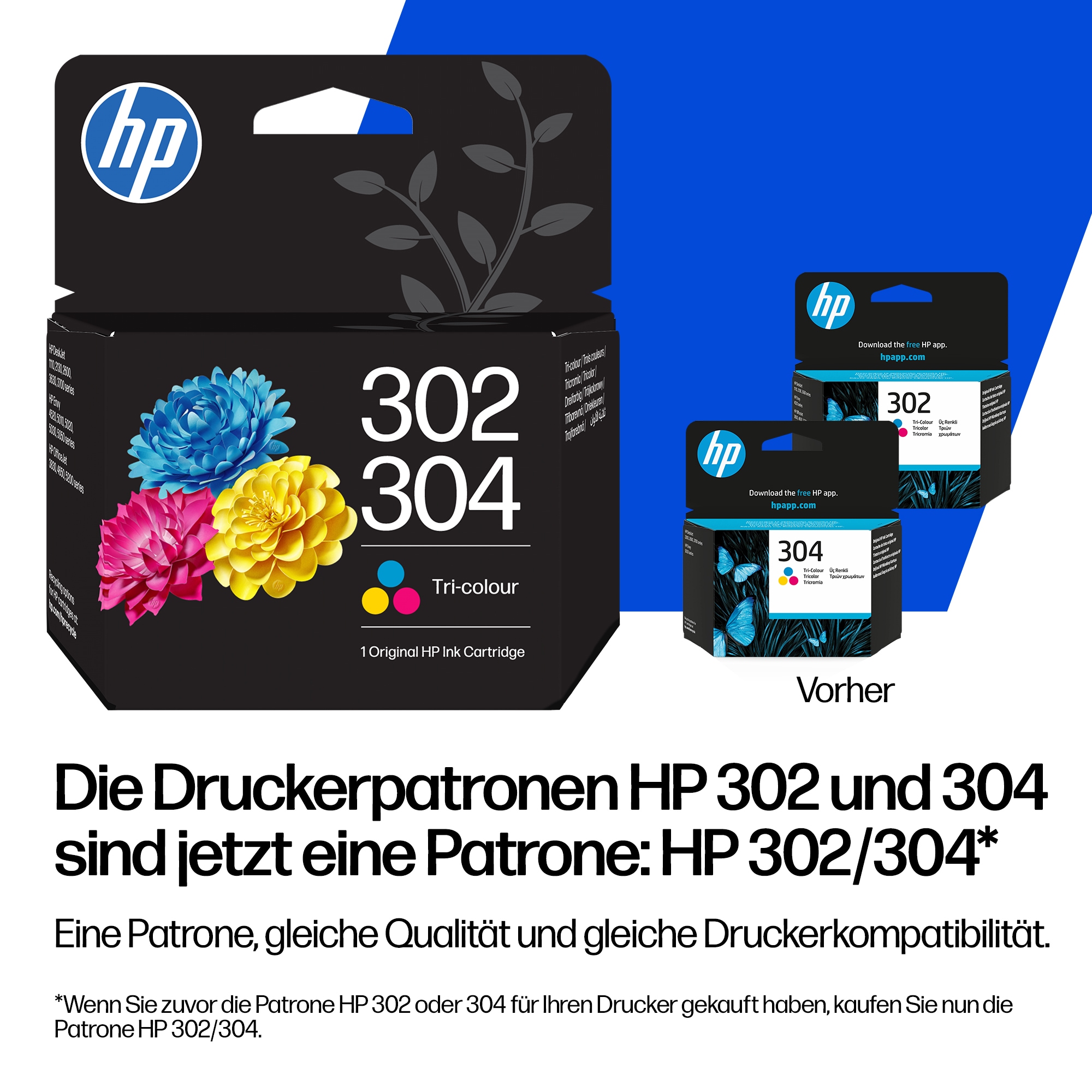 HP Tintenpatrone »302XL/304XL«
