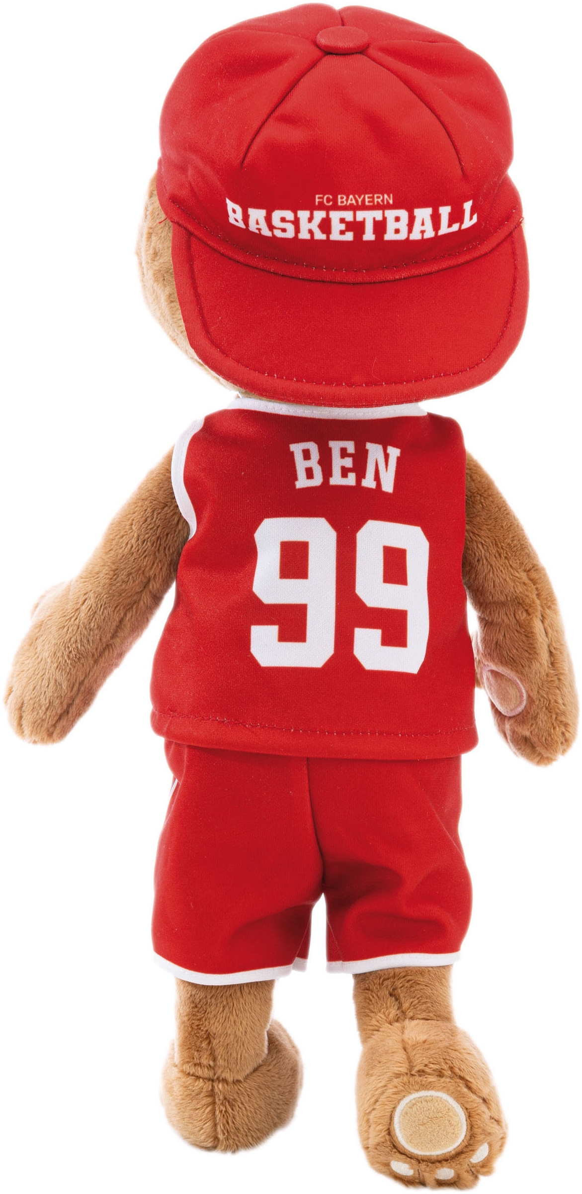 Nici Kuscheltier »FC BAYERN MÜNCHEN, Bär Ben, 35cm schlenkernd« mit Trikot