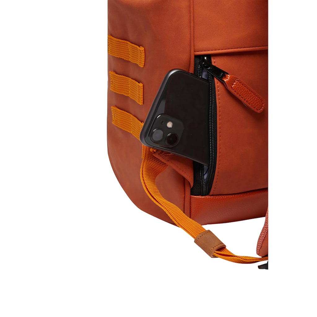 CABAIA Tagesrucksack »Tagesrucksack Adventurer M Nubuck«, Cityrucksack mit austauschbaren Vordertaschen