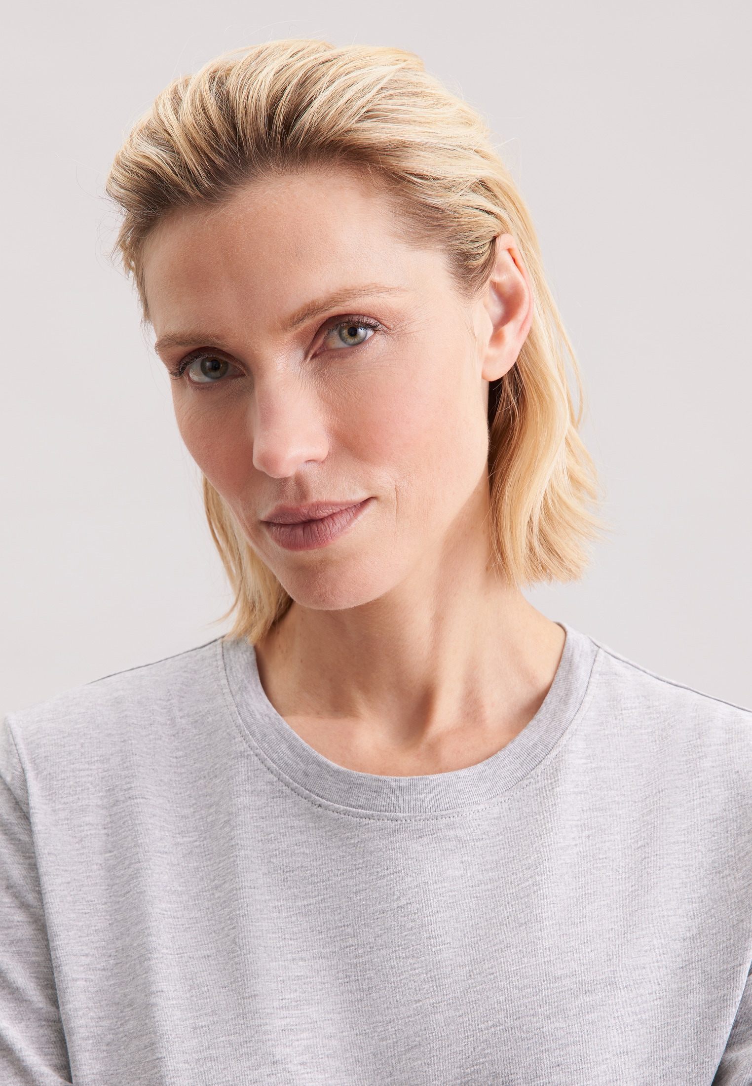 seidensticker T-Shirt »Schwarze Rose«, 1/2 Rundhals Uni