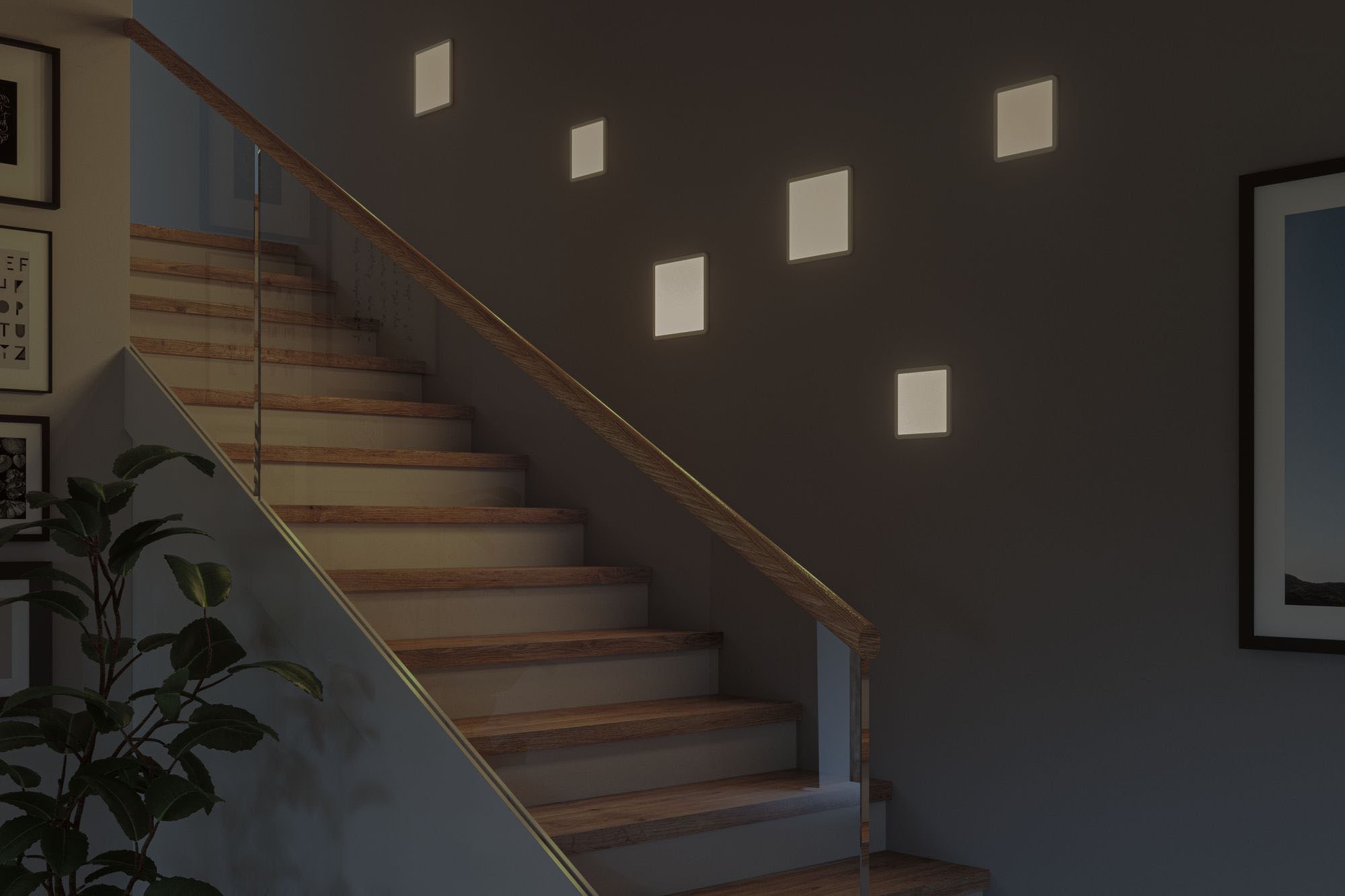Paulmann LED Einbauleuchte »Areo«, Schutzart IP44, 3-Stufen-dimmbar, Gr. 17,5 x 17,5 cm, inkl. LED Leuchtmittel