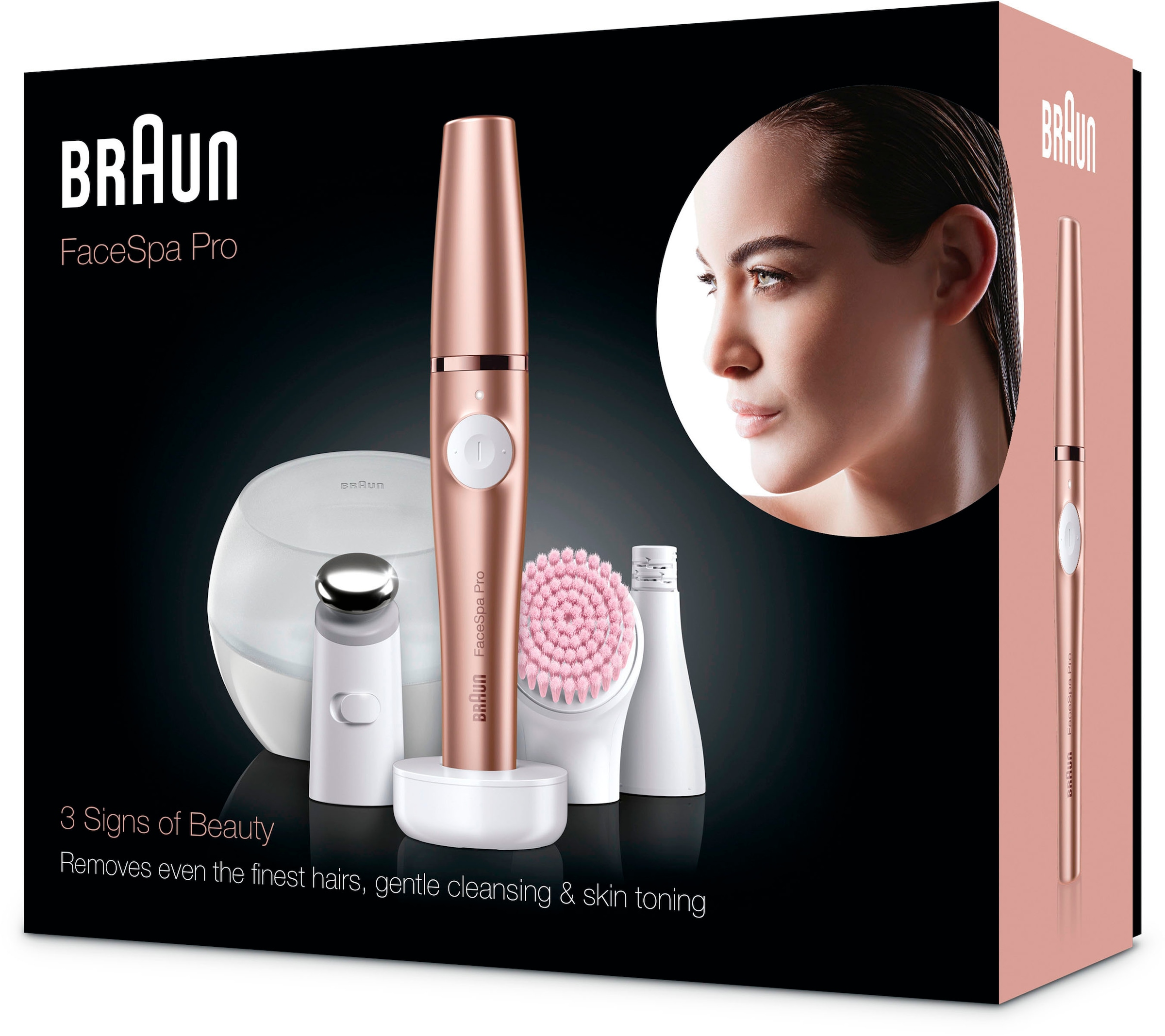 Braun Epilierer »FaceSpa Pro 921«, 2 St. Aufsätze, All-in-One Beauty-Gerät  zur Gesichts-Epilation bei OTTO