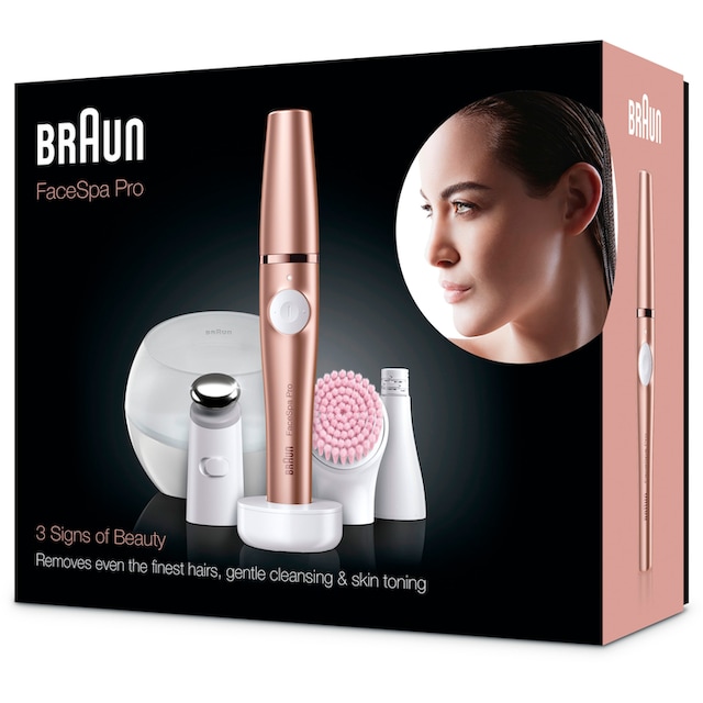 Braun Epilierer »FaceSpa Pro 921«, 2 St. Aufsätze, All-in-One Beauty-Gerät  zur Gesichts-Epilation bei OTTO