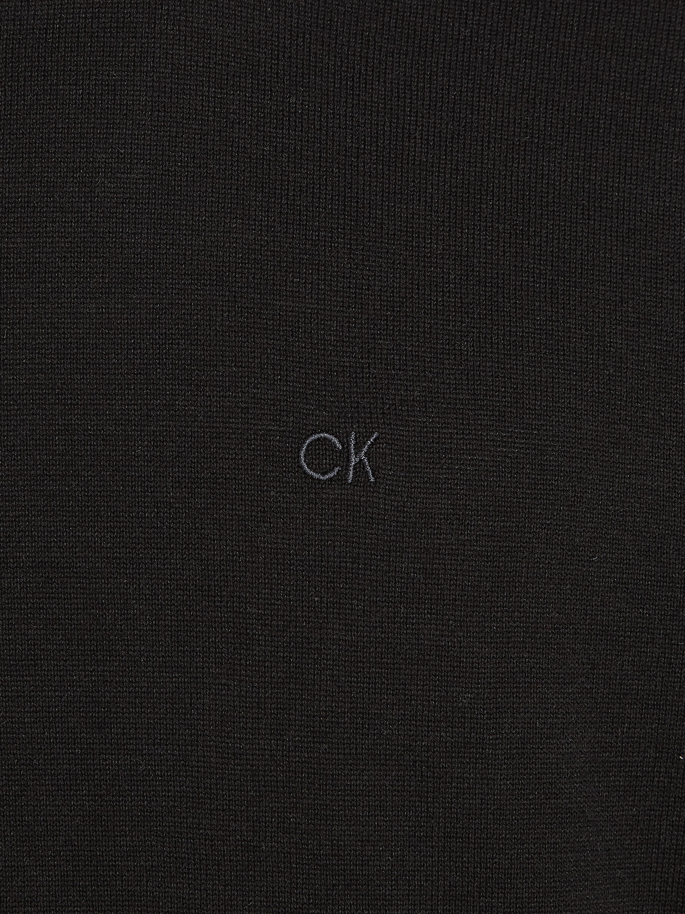 Calvin Klein Rundhalspullover »COTTON SILK BLEND CN SWEATER«, mit Logoprägung
