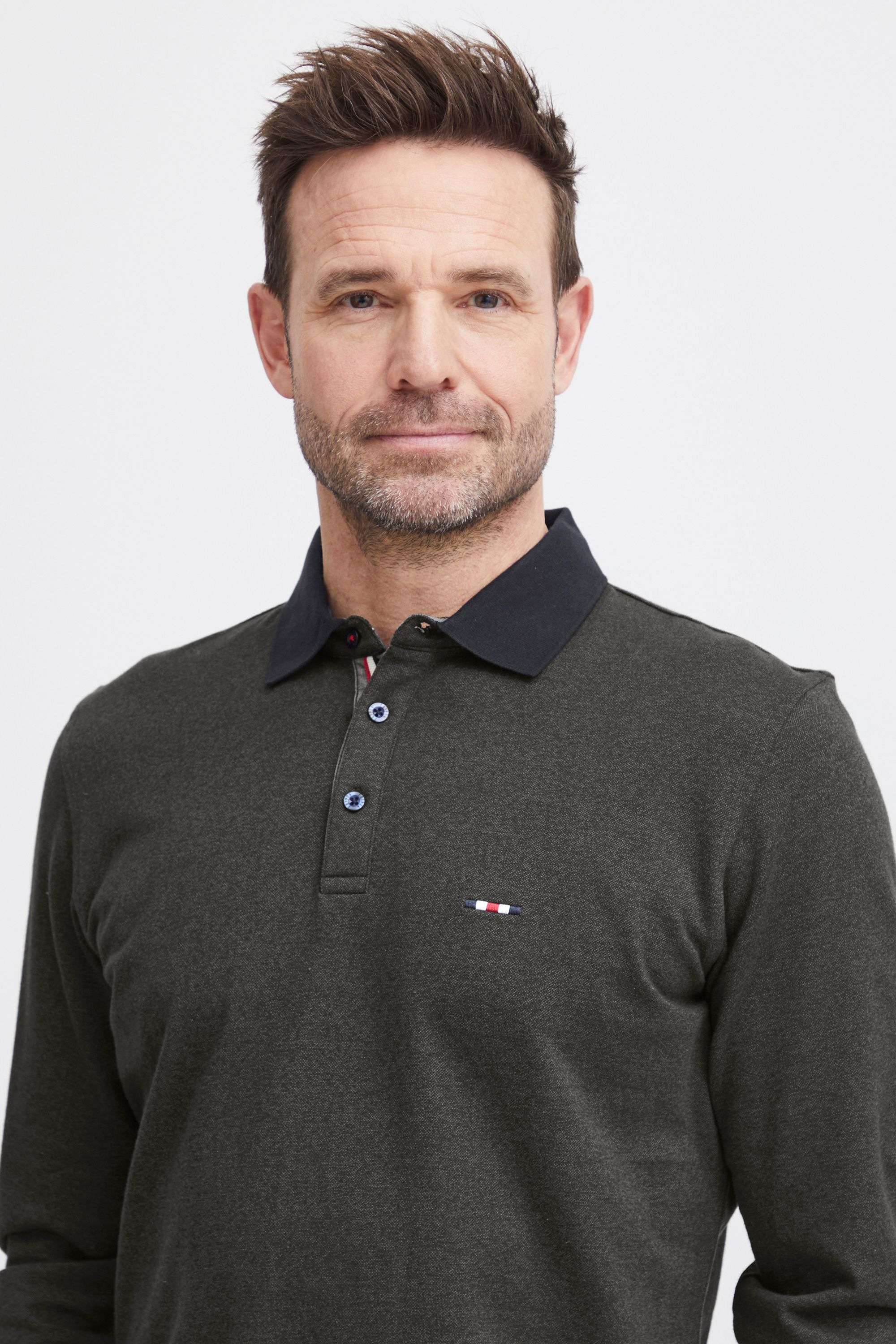 FQ1924 Longsleeve »Longsleeve FQPETER two tone polo pique LS«