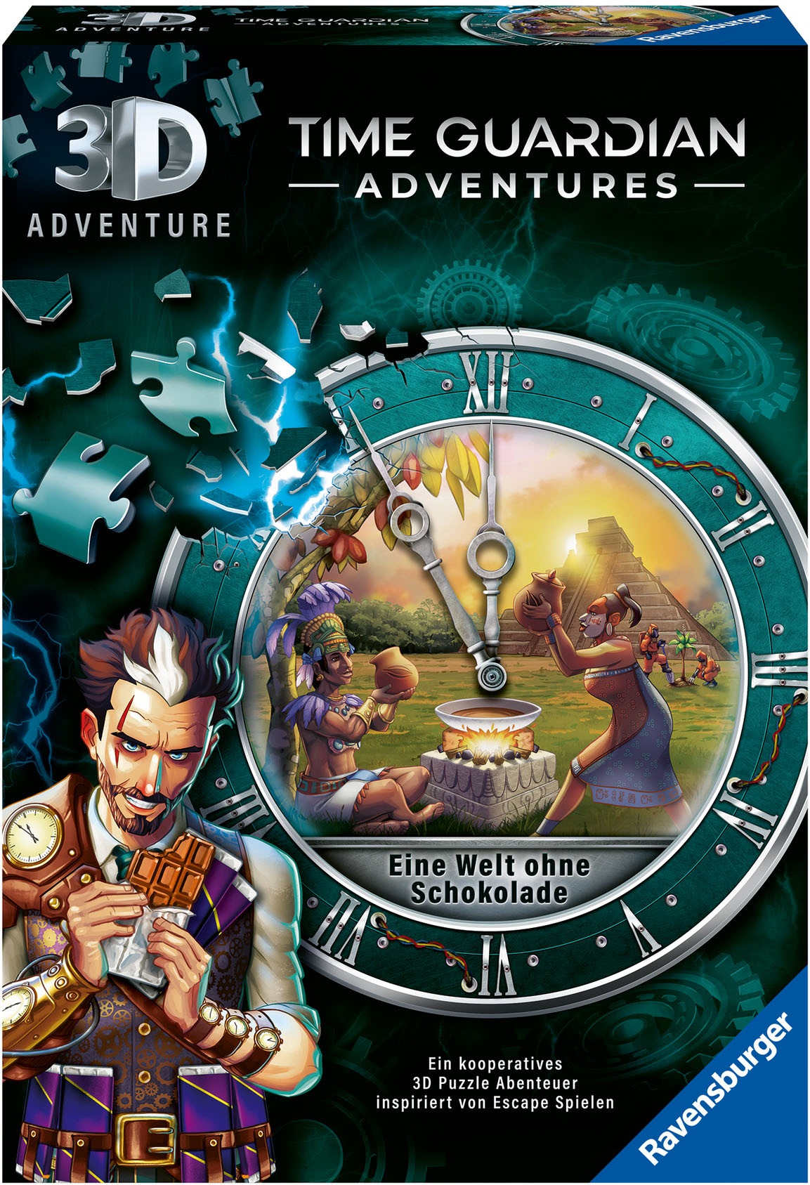 Ravensburger 3D-Puzzle »Time Guardians - Welt ohne Schokolade«, Made in Europe