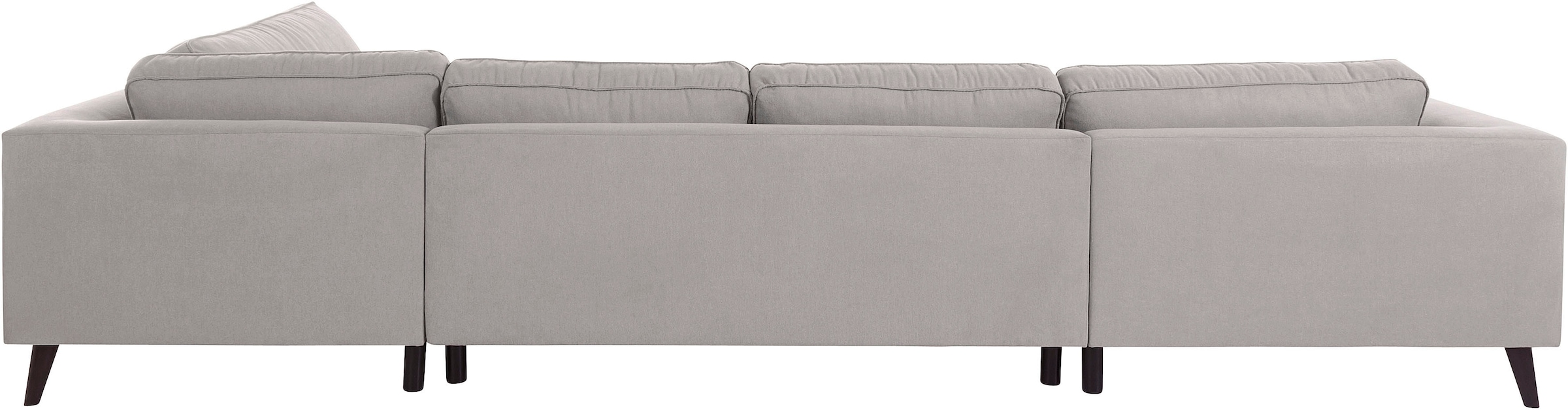 INOSIGN Wohnlandschaft »Lumber Jack, viel Platz, bequem, Breite 354cm, hoher Fuß, U-Form«, in moderner Optik
