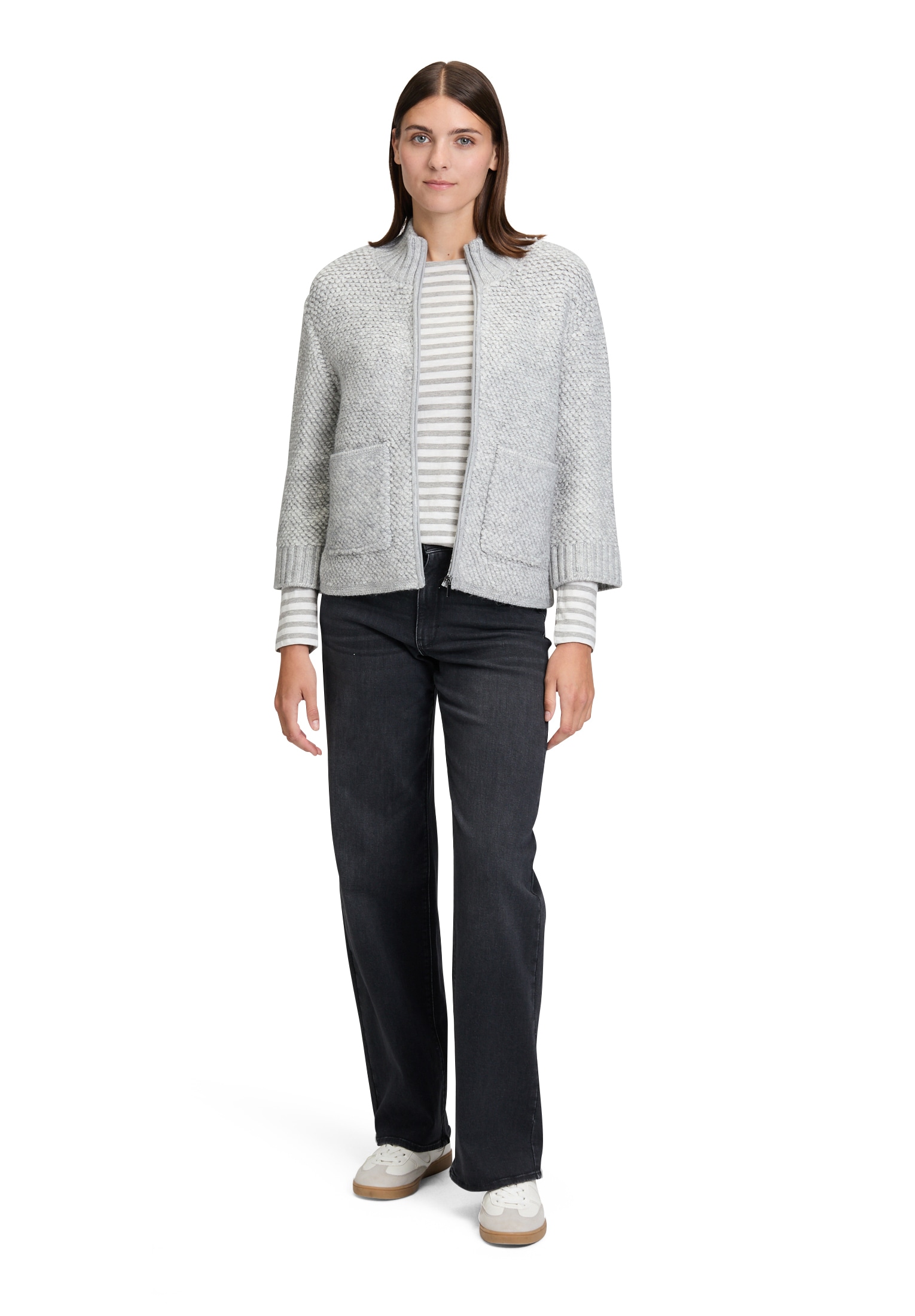 Betty&Co Cardigan »Strick-Cardigan mit Reißverschluss«