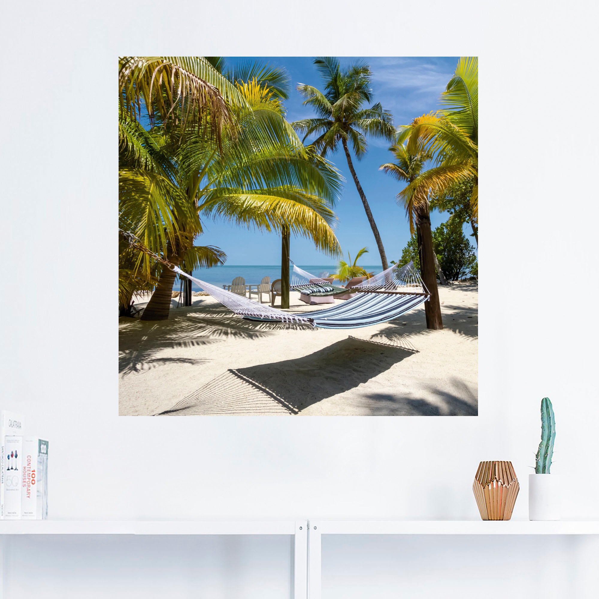 Artland Wandfolie »Florida Keys Strandleben«, Strand, (1 St.), selbstklebend