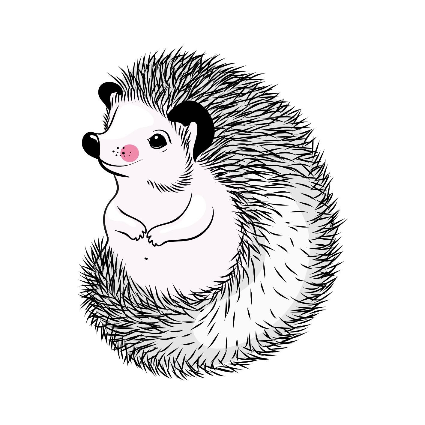 queence Dekokissen »»Igel«« Kissenhülle ohne Füllung, 1 Stück