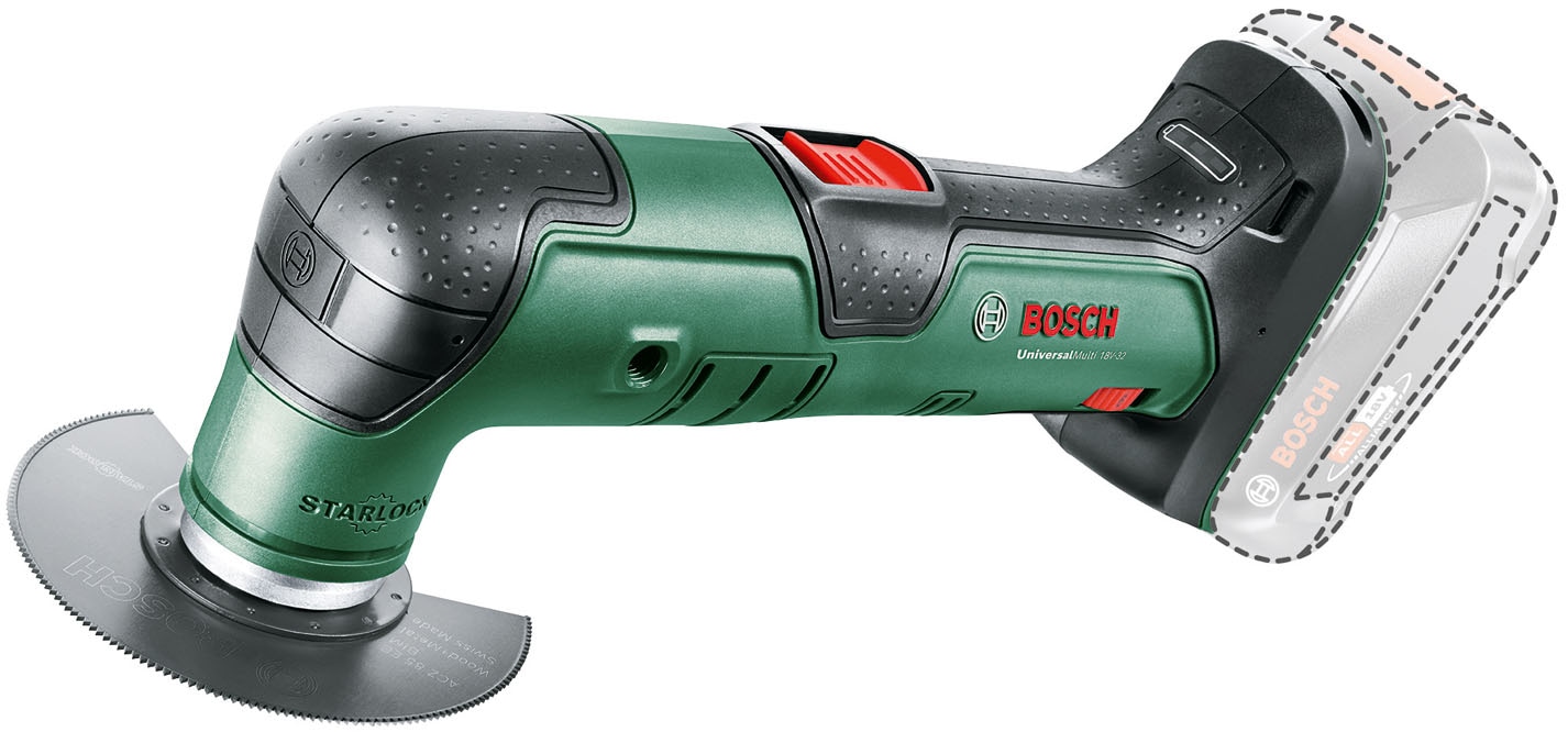Bosch Home & Garden Akku-Multifunktionswerkzeug »UniversalMulti 18V-32«, ohne Akku und Ladegerät