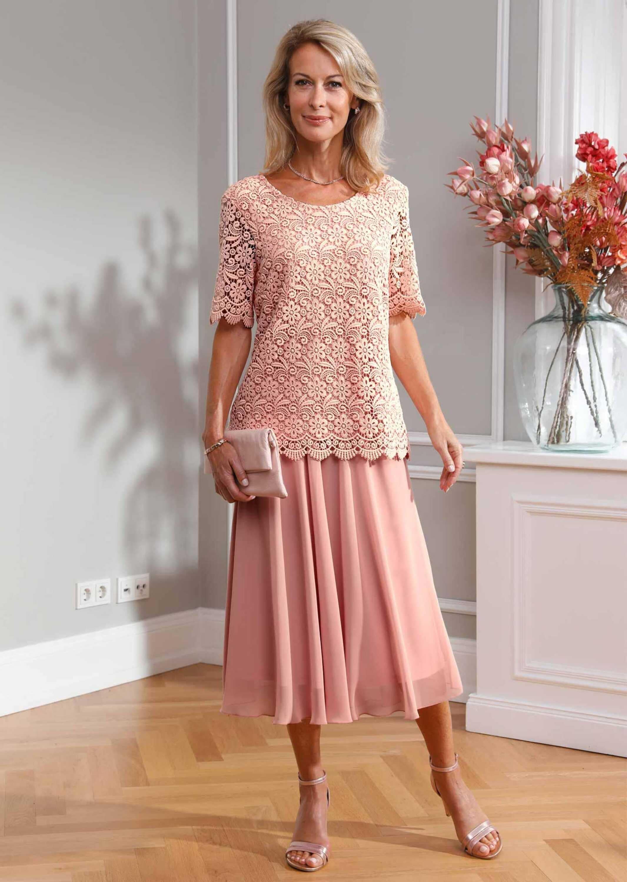 GOLDNER A-Linien-Rock »Luftig schwingender Chiffonrock«