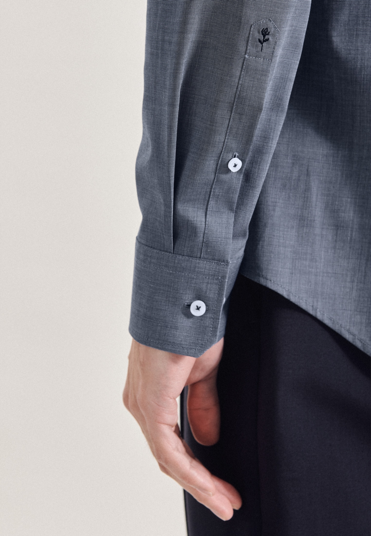 seidensticker Businesshemd »Slim«, Slim Langarm Kentkragen Uni