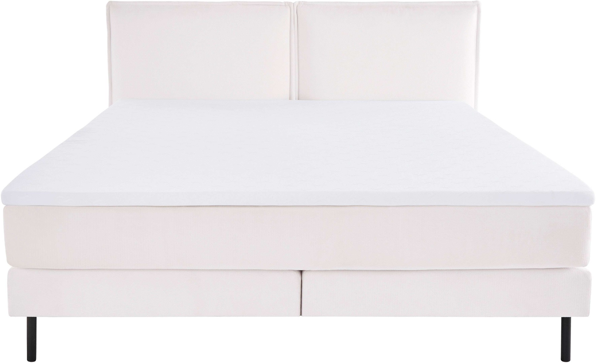 LeGer Home by Lena Gercke Bett »ERIK Boxbett mit Bonnell-/Taschen-Federkernmatratze, Breite 160/180cm« wahlweise Härtegrad der Matratze H2/H3/H4, Polsterbett mit/ohne Topper