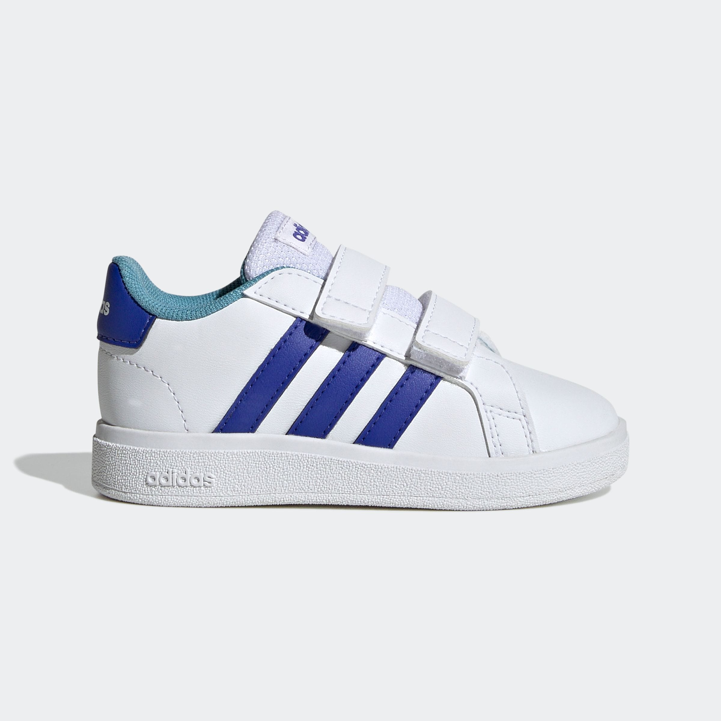 adidas Sportswear Sneaker »GRAND COURT LIFESTYLE HOOK AND LOOP«, für Kinder, Design auf den Spuren des adidas Superstar