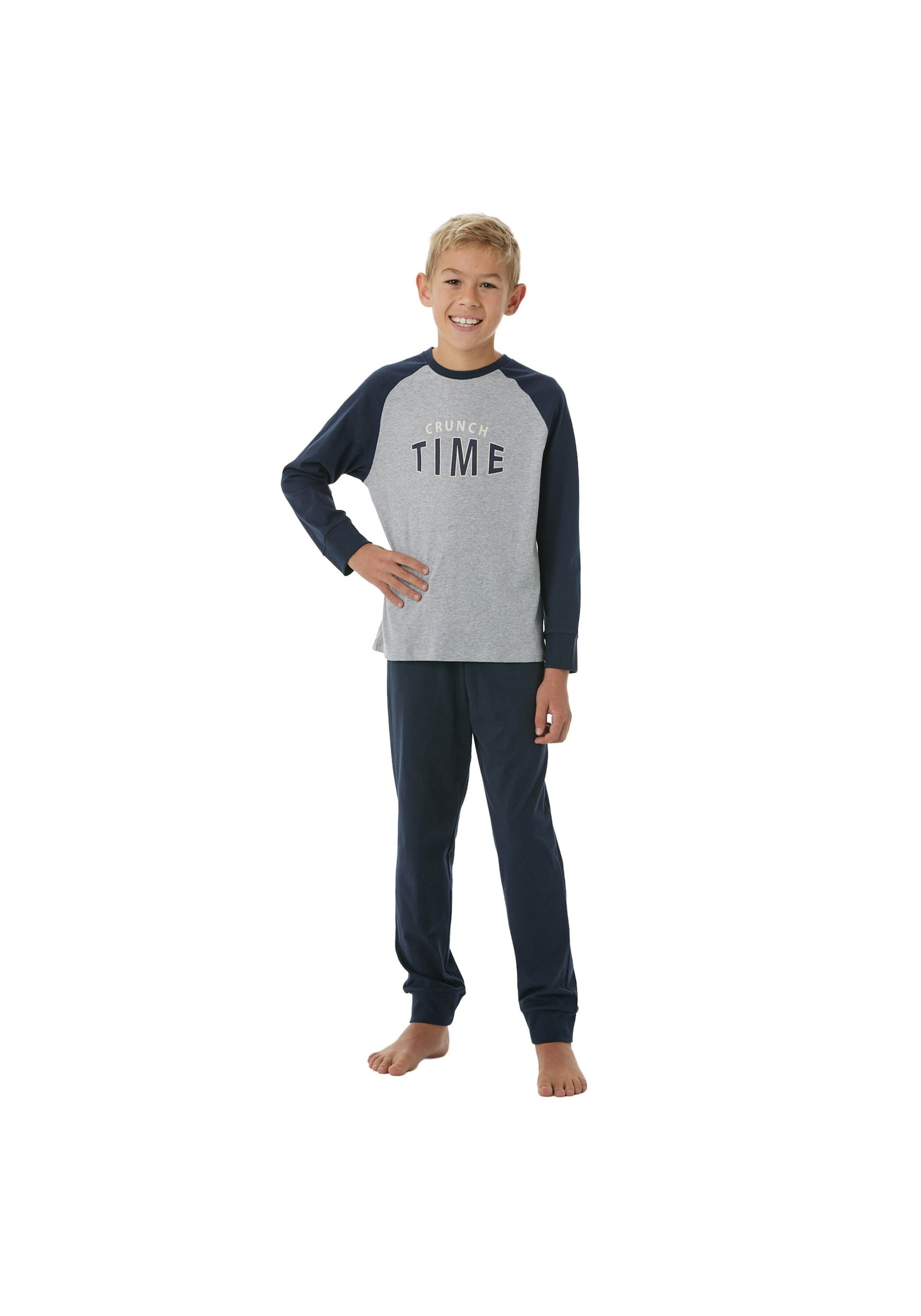 Schiesser Schlafanzug »Pyjama Nightwear Jungs lang Crunch Time«