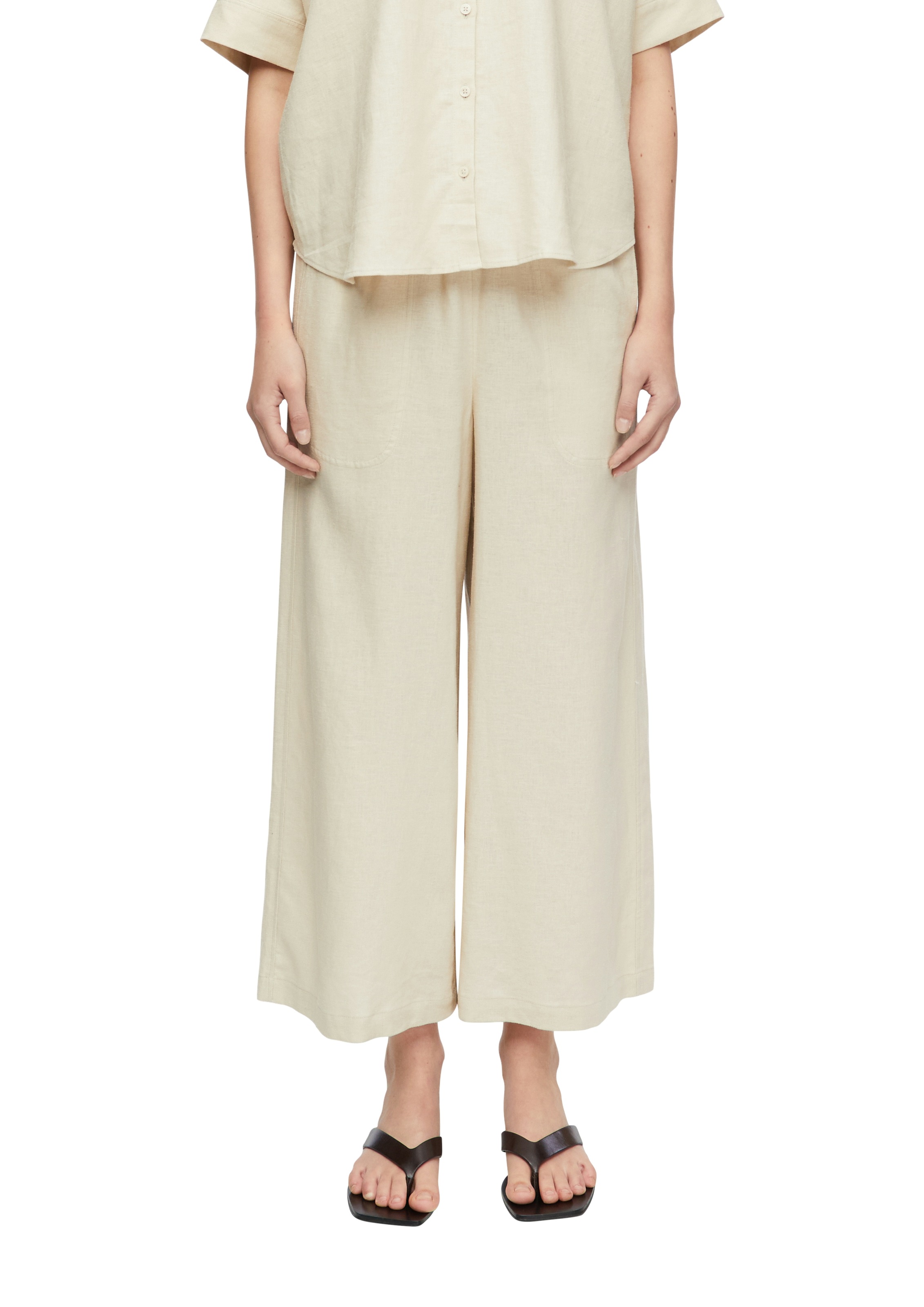 Comma Stoffhose  mit elastischem Bund