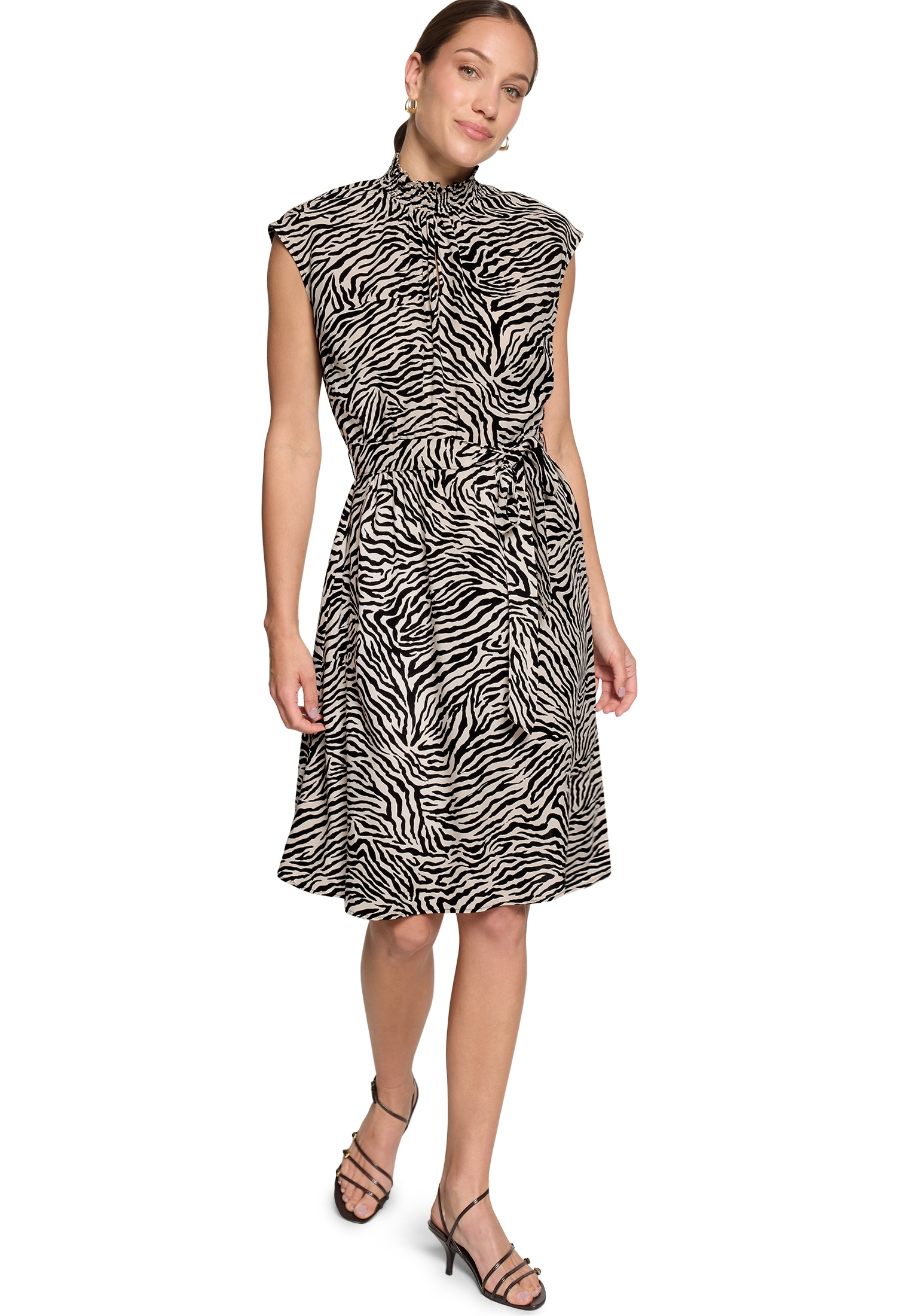 Zero Midikleid »Midikleid mit Print.«