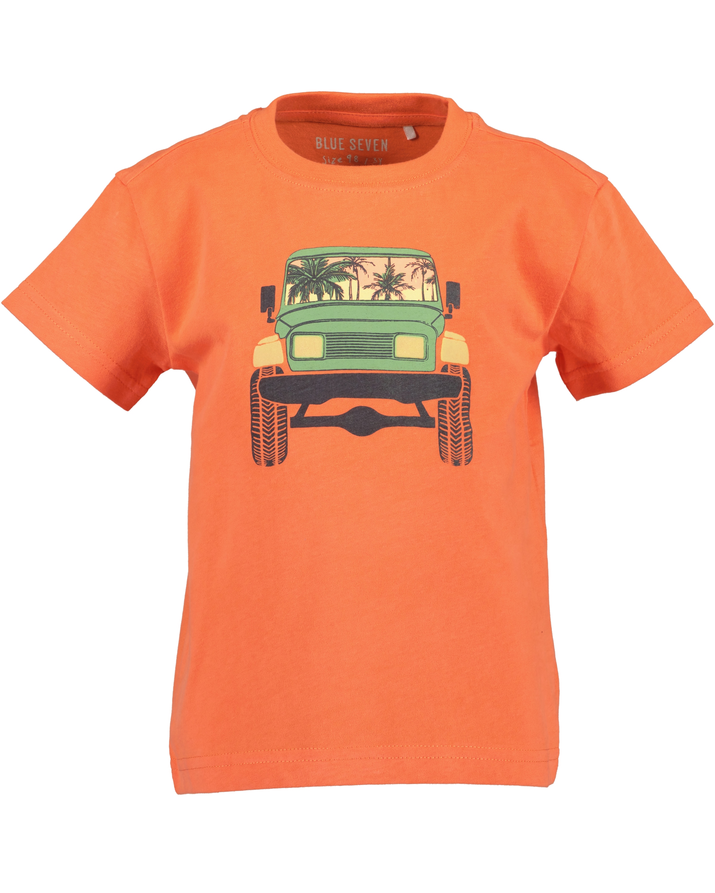 Blue Seven Kurzarmshirt, (Packung, 2 tlg.), mit großen, plakativen Frontmotiven