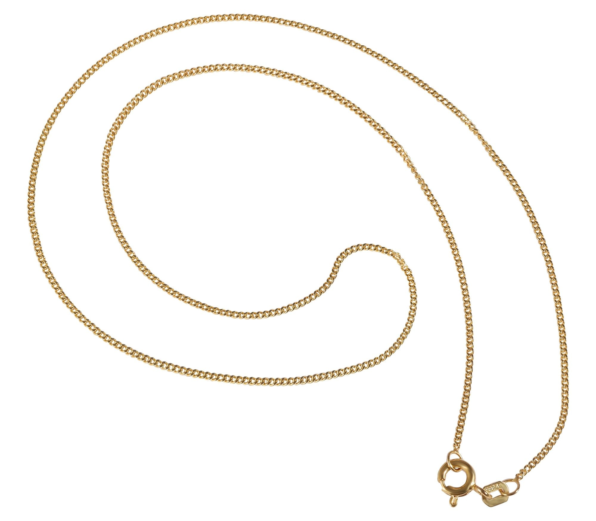 Adelia´s Panzerkette »Damen Halskette ¿ Panzerkette aus 333 Gold 40 cm«