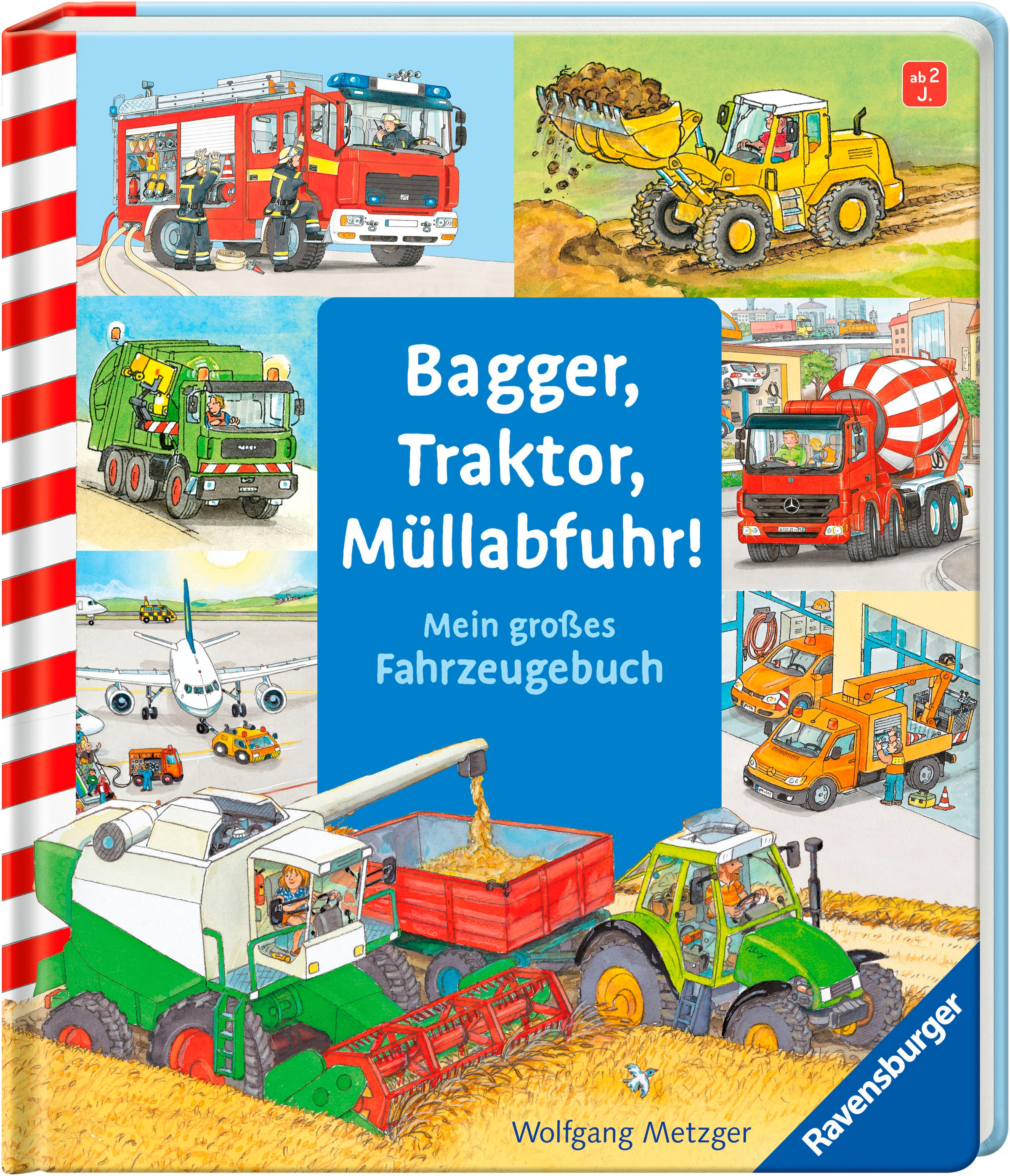 Ravensburger Buch »Pappbilderbuch, Bagger, Traktor, Müllabfuhr!«