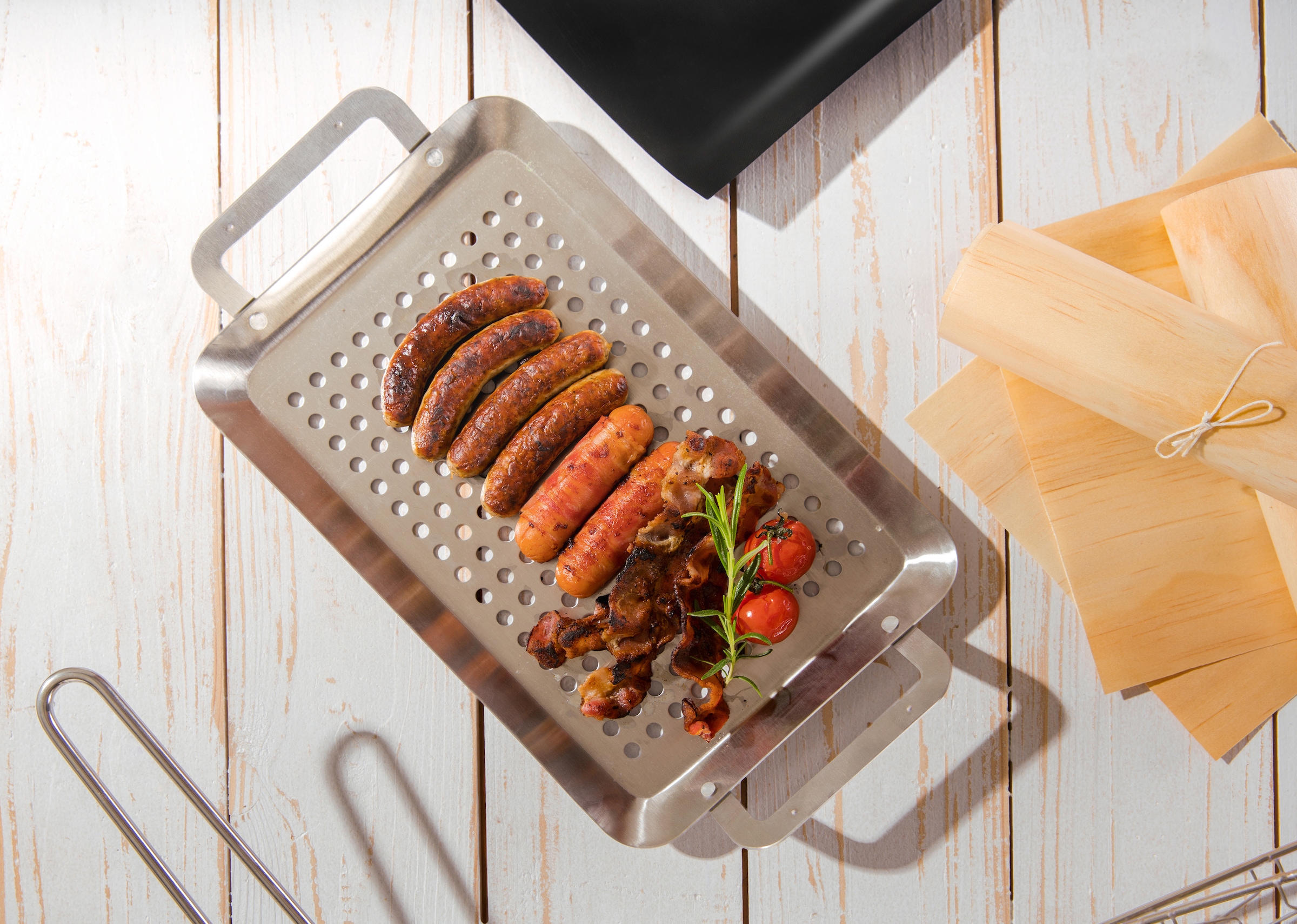 hecht international Grillschale »Padella«, Edelstahl-Metall